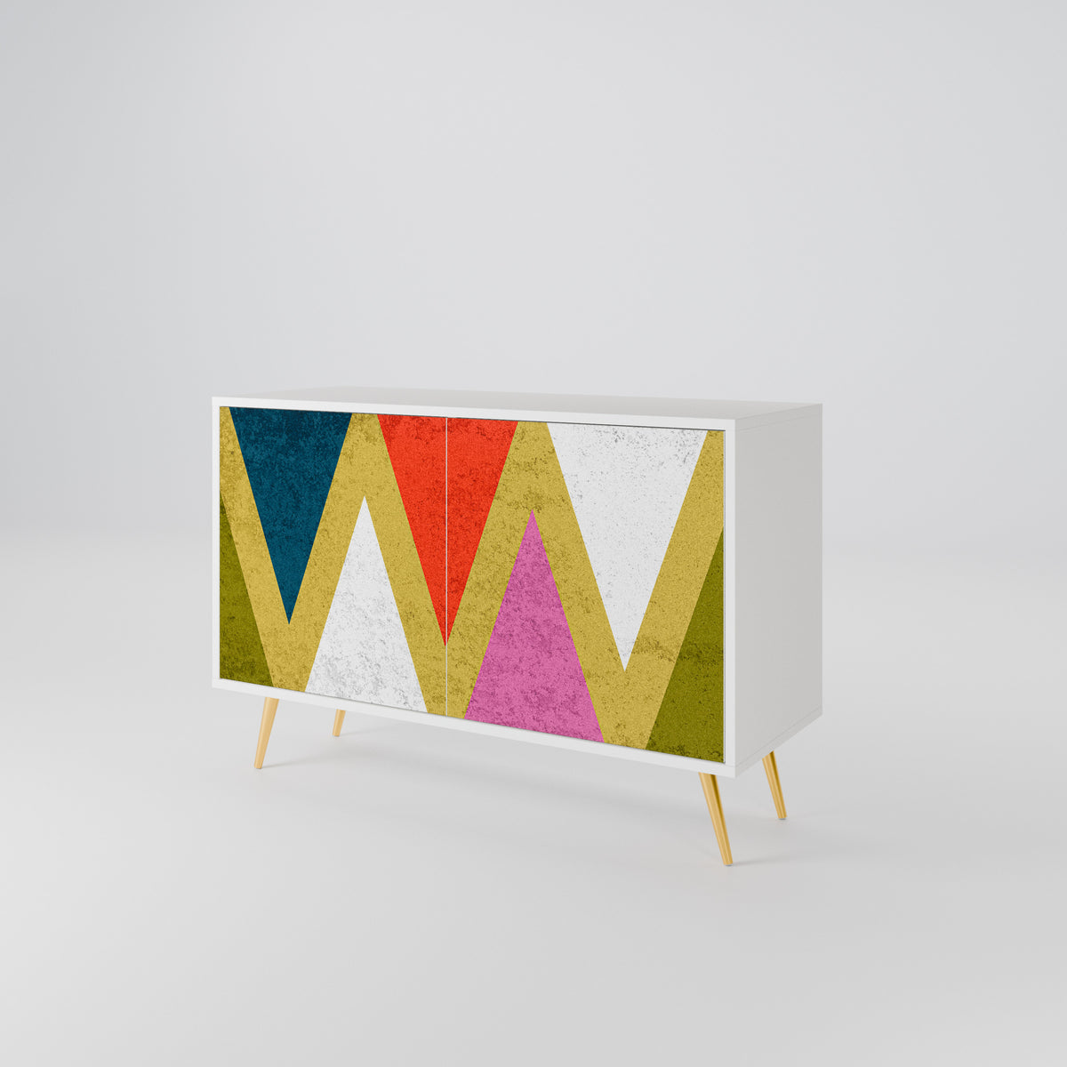 COLORFUL TRIANGLES 2-türiges Sideboard