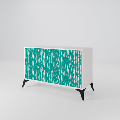 TURQUOISE RAIN 2-türiges Sideboard