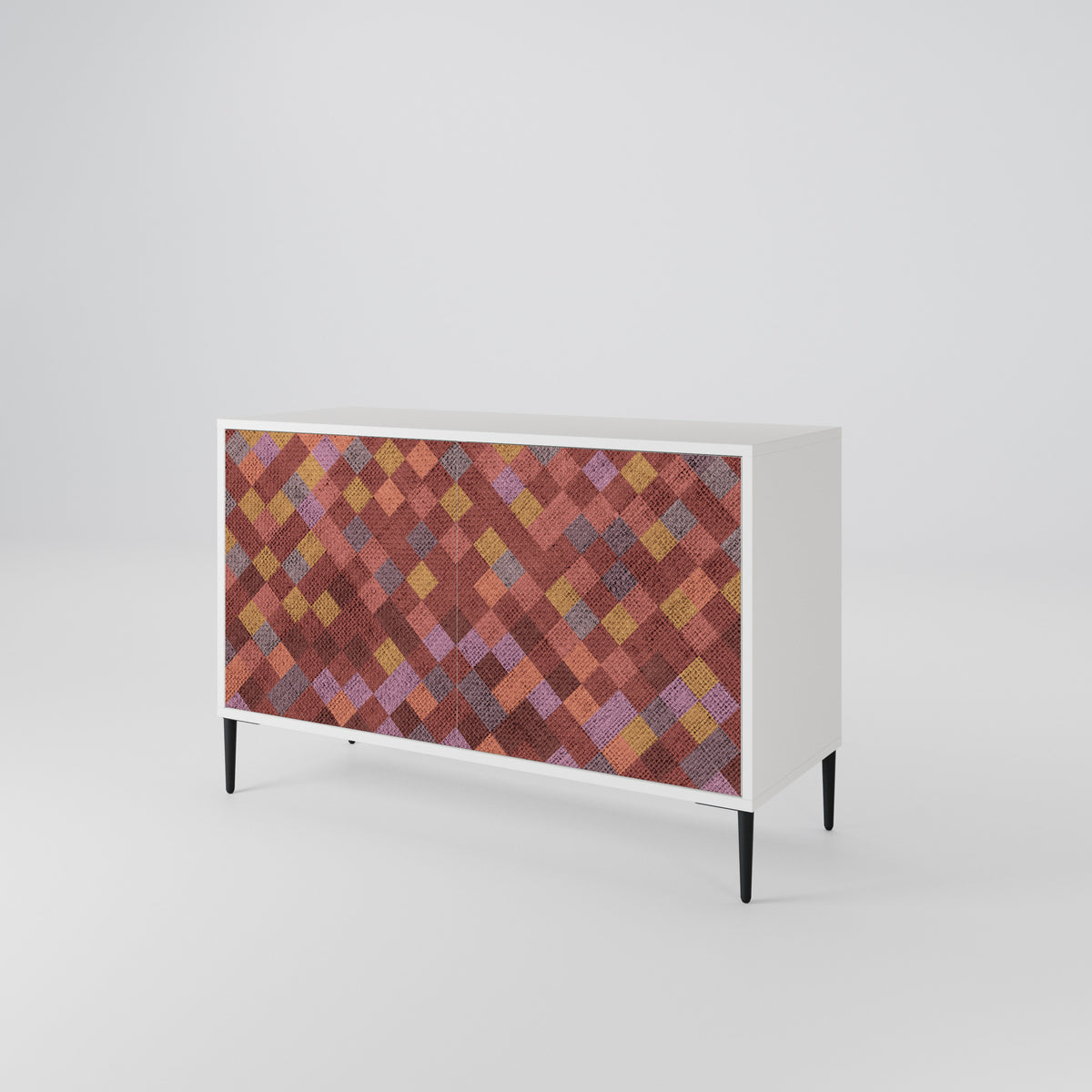PAINTED SQUARES 2-türiges Sideboard