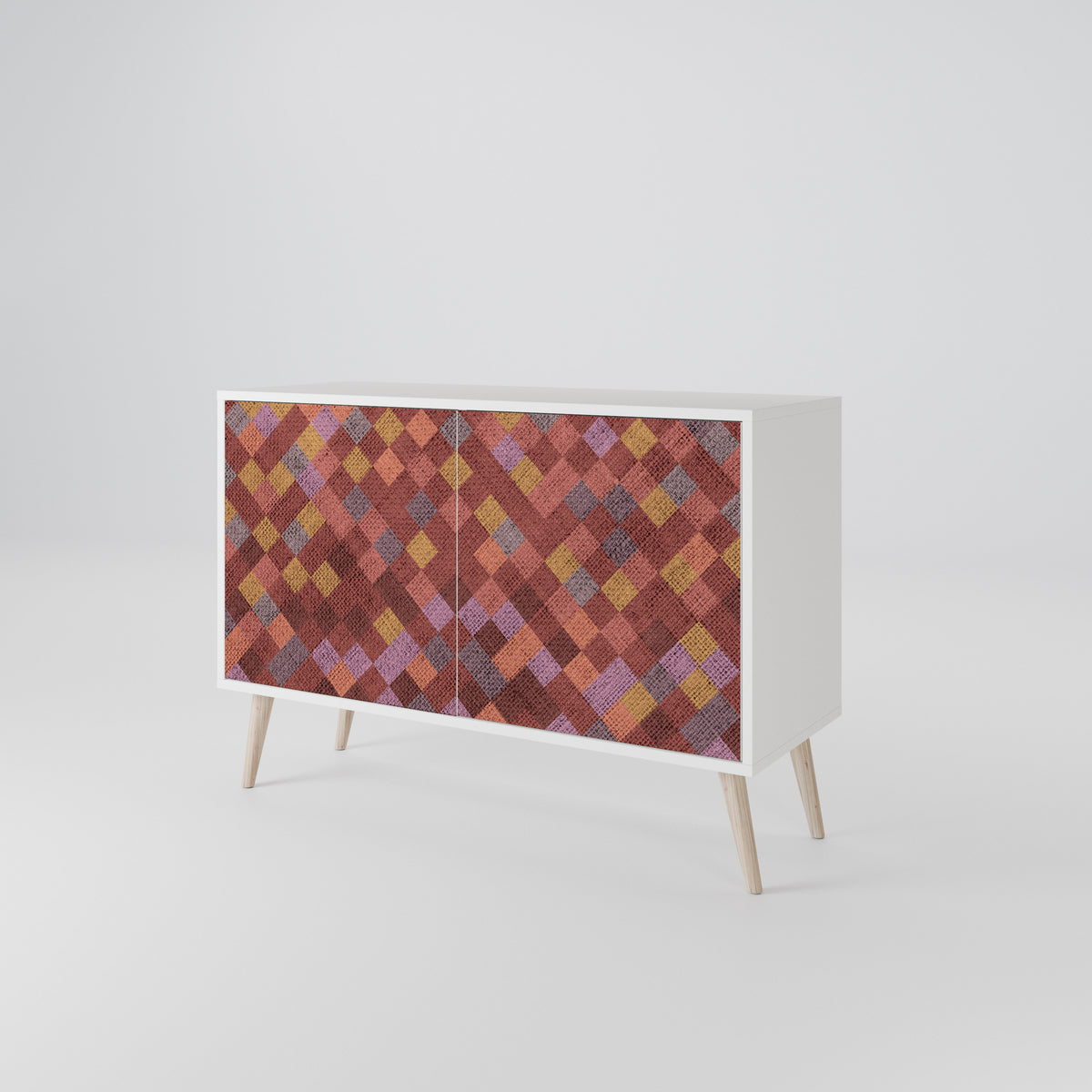 PAINTED SQUARES 2-türiges Sideboard