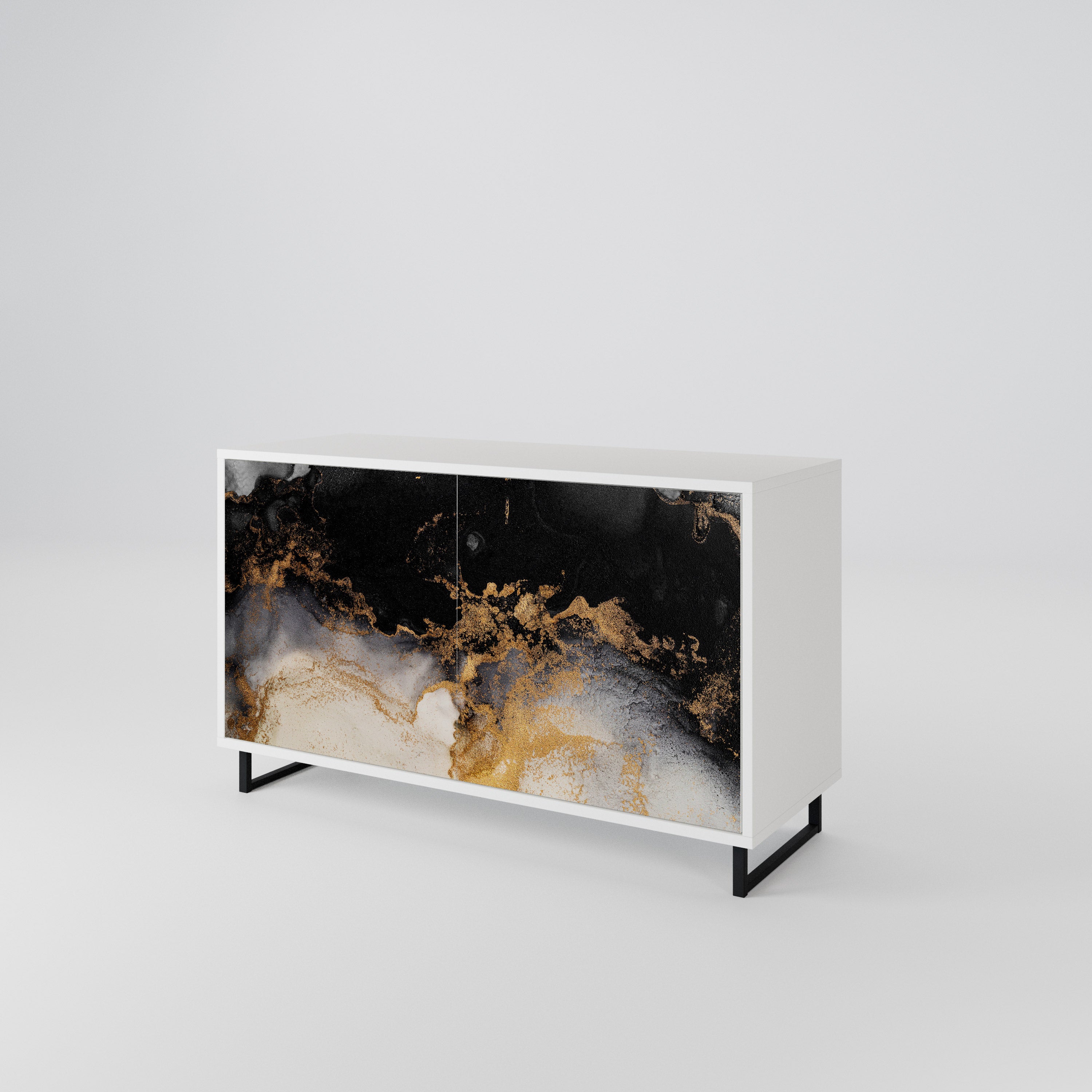MARBLE OF TOMMORROW 2-türiges Sideboard