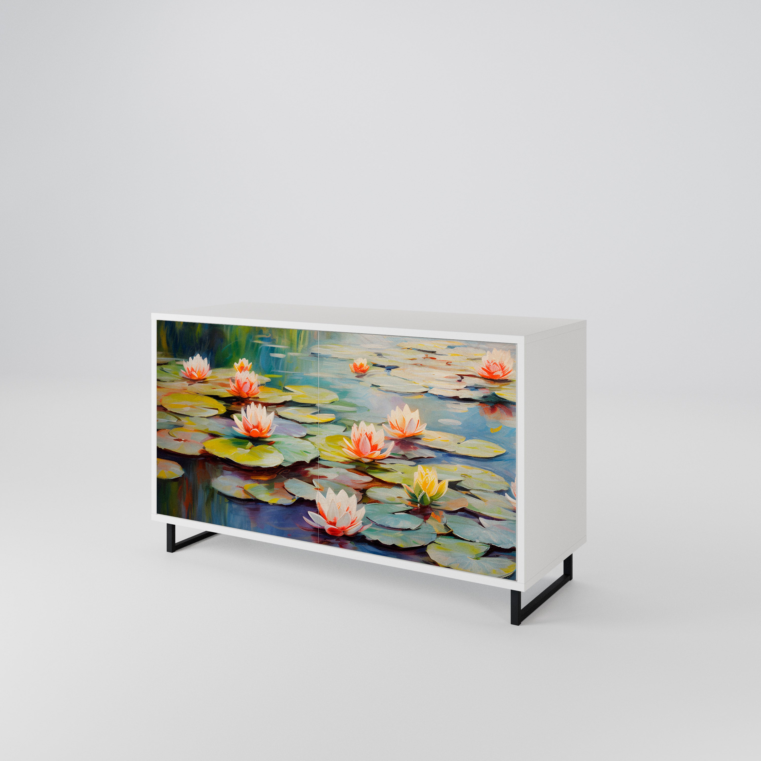 BLOOMING WATERS 2-türiges Sideboard
