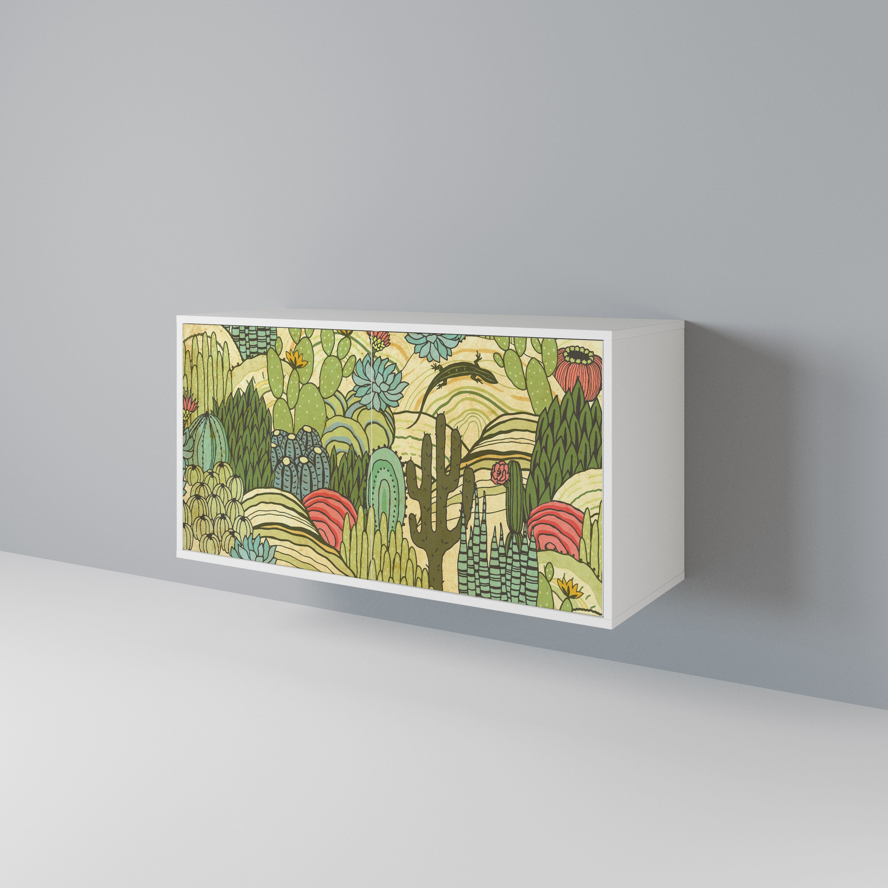 SUCCULENTS KALEIDOSCOPE 2-türiges Sideboard