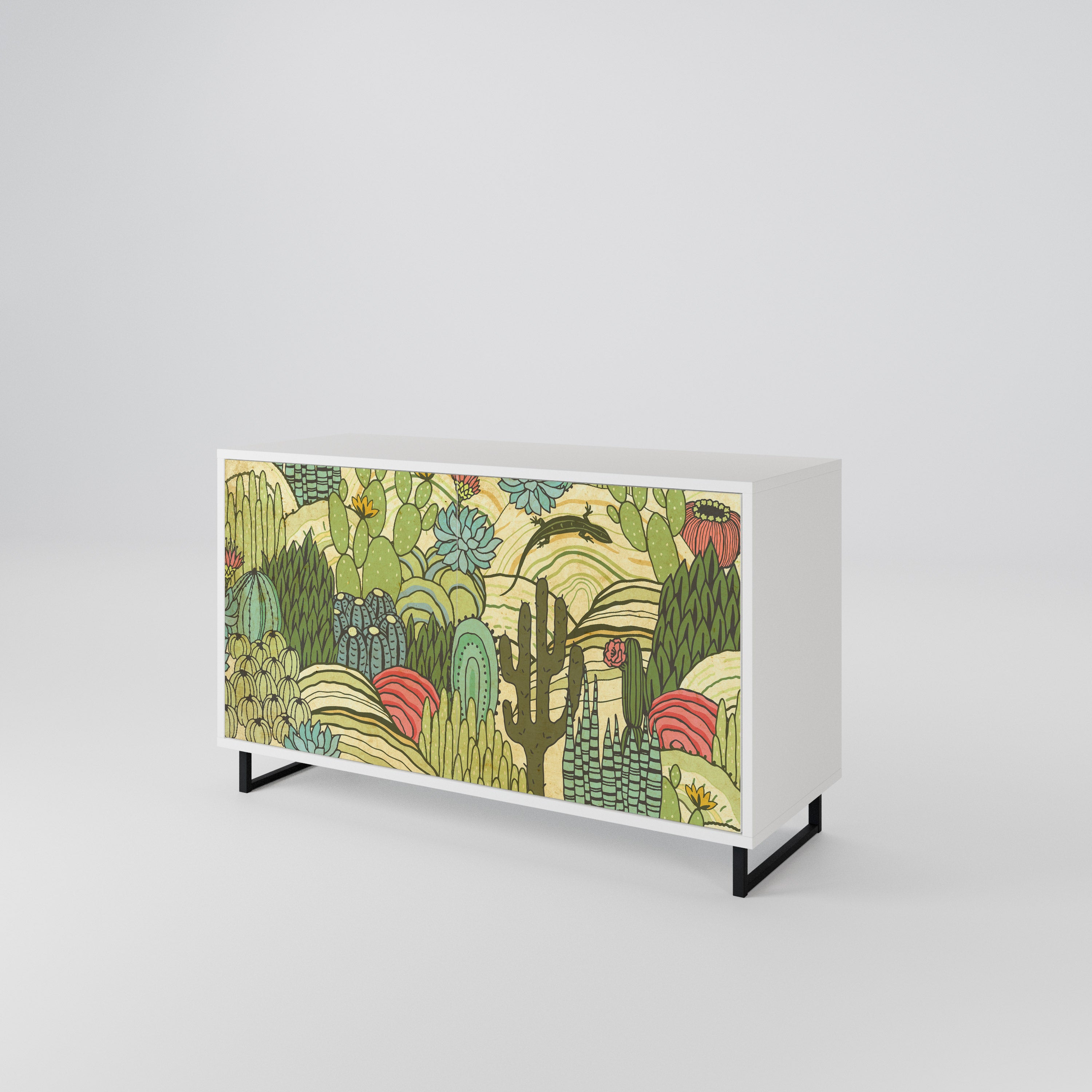 SUCCULENTS KALEIDOSCOPE 2-türiges Sideboard
