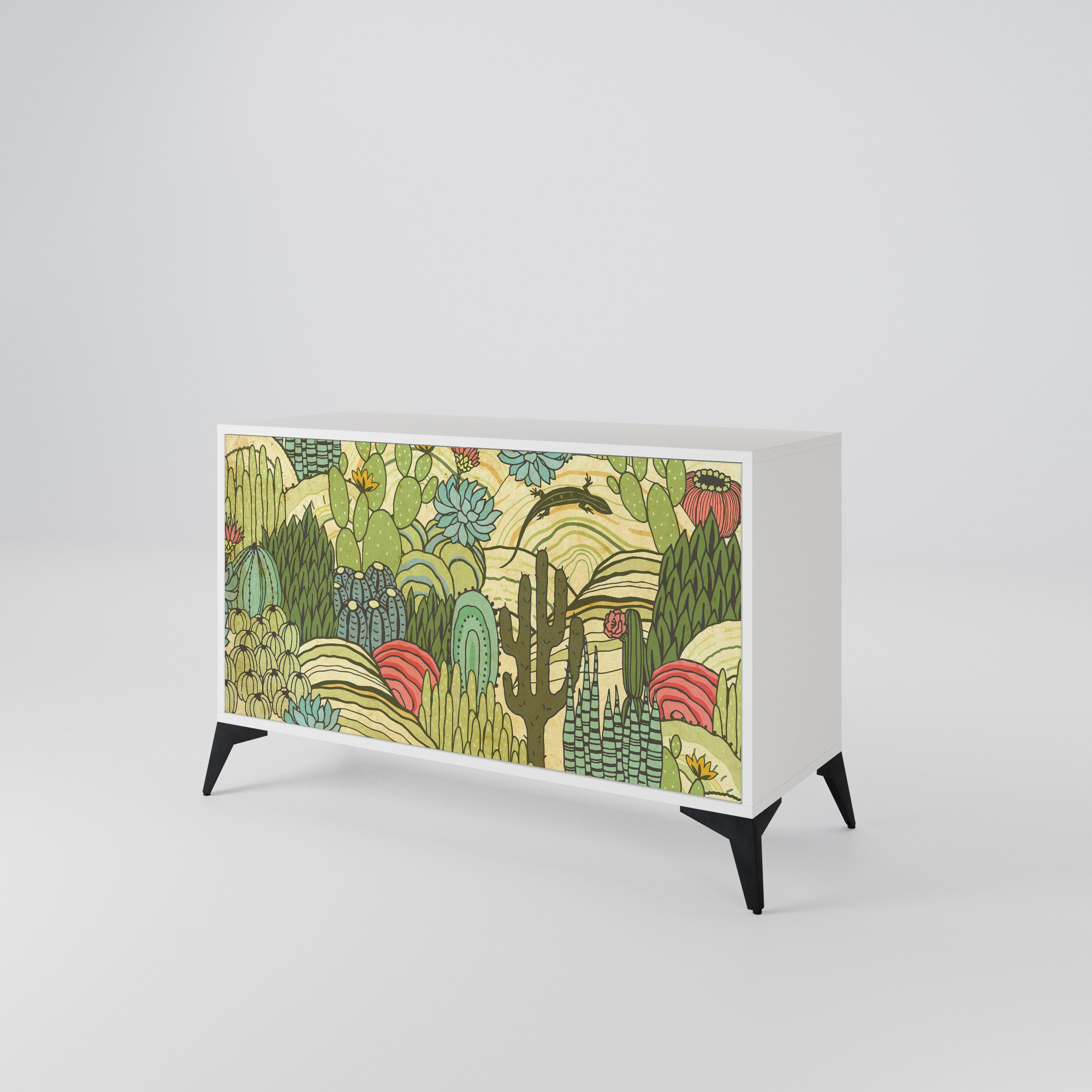 SUCCULENTS KALEIDOSCOPE 2-türiges Sideboard
