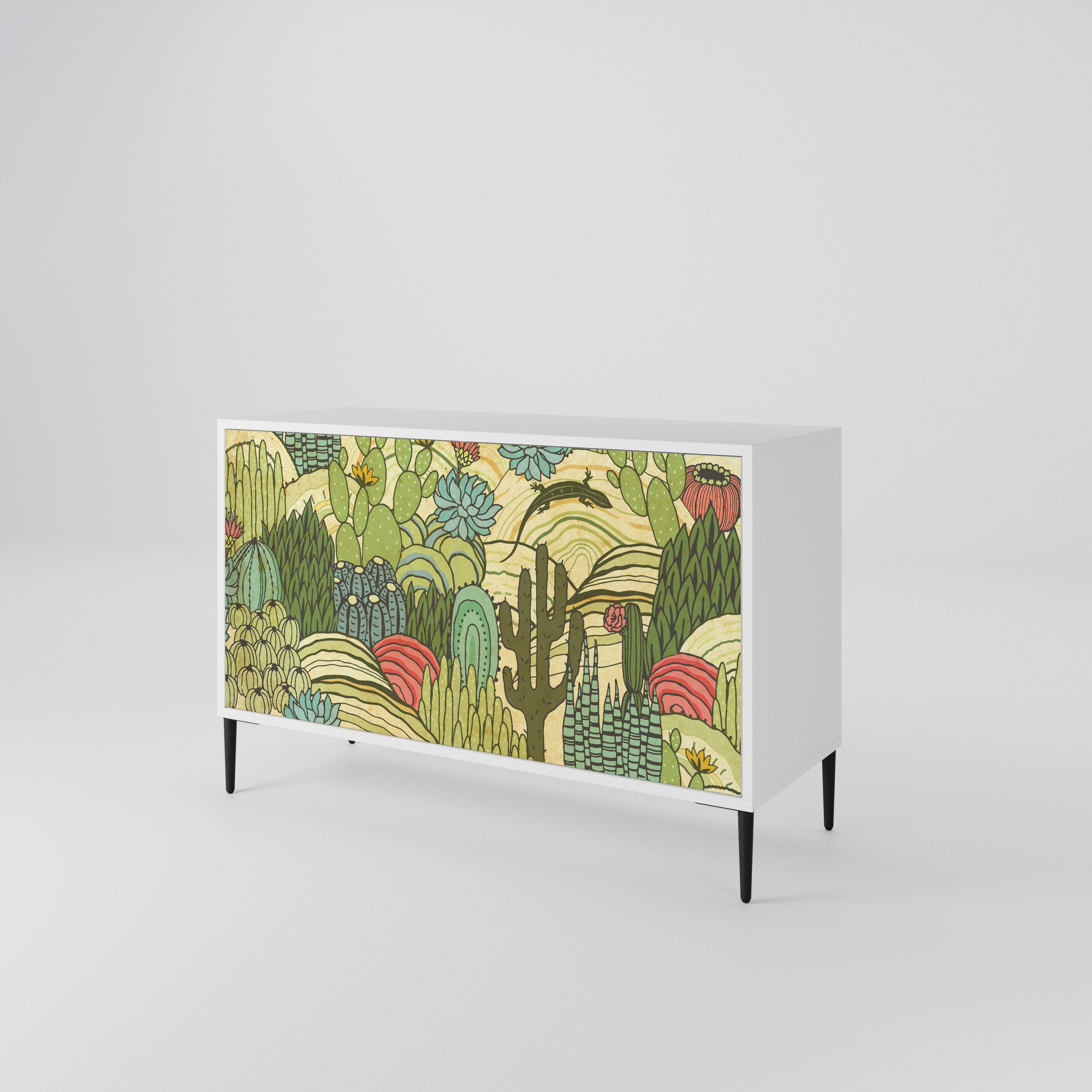 SUCCULENTS KALEIDOSCOPE 2-türiges Sideboard