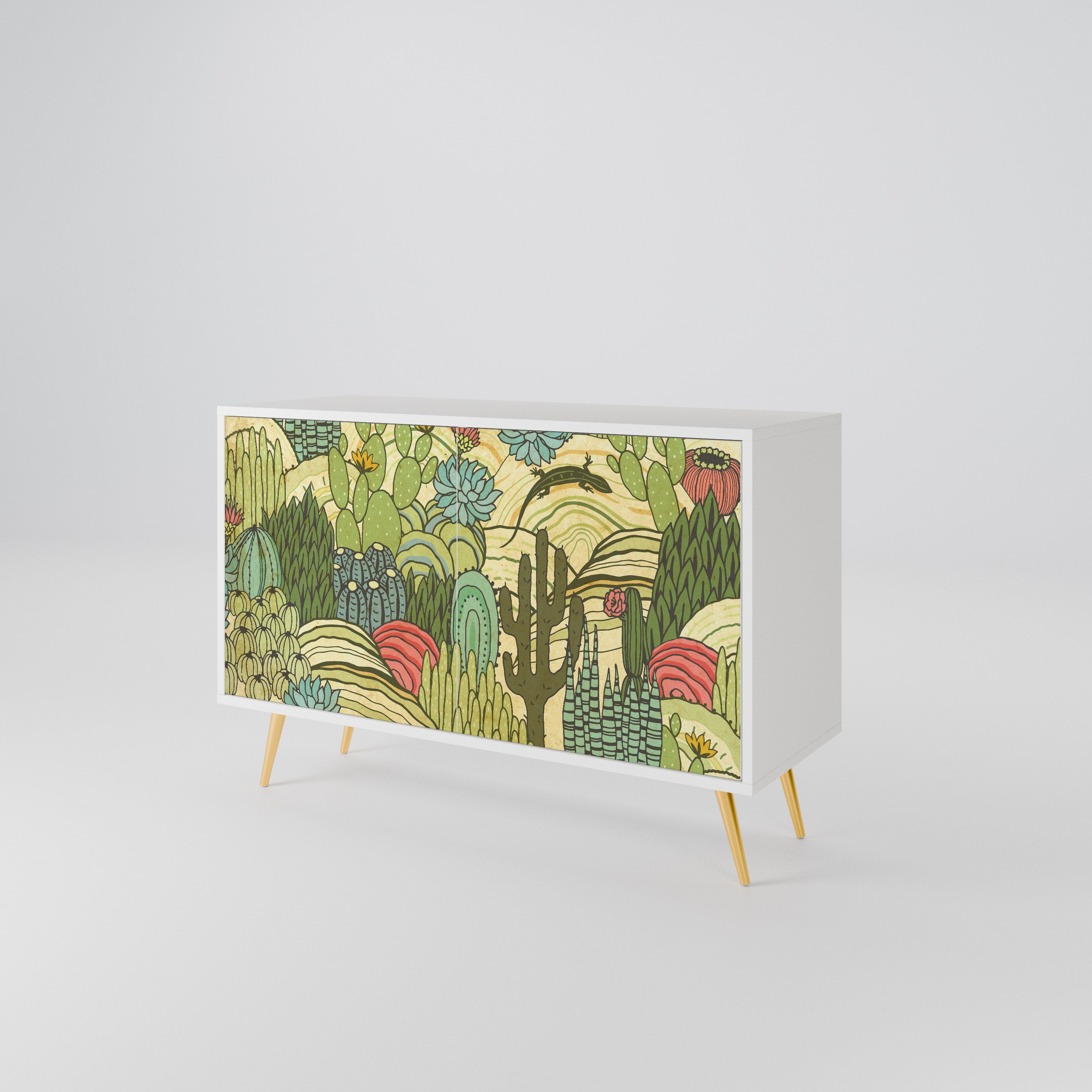 SUCCULENTS KALEIDOSCOPE 2-türiges Sideboard