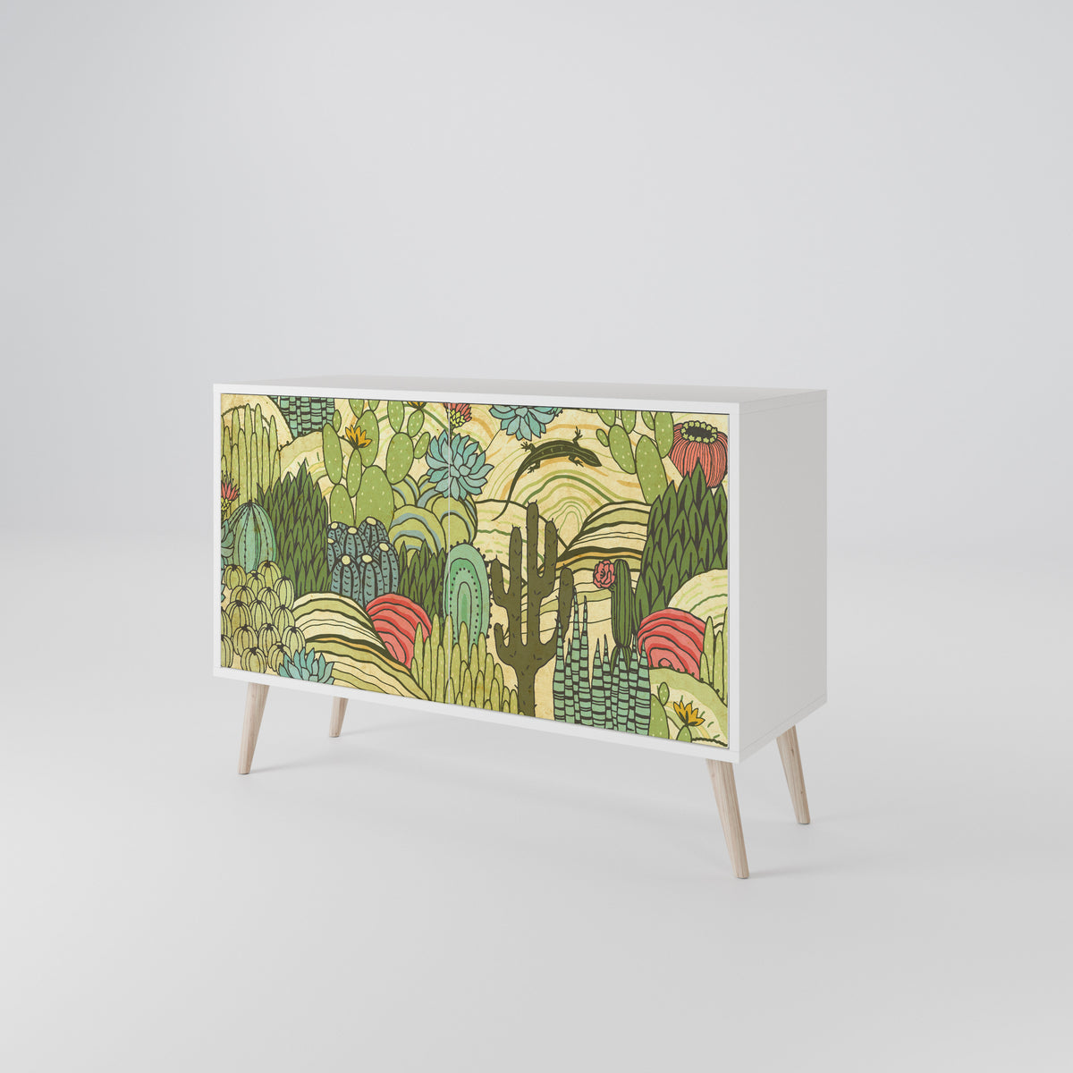 SUCCULENTS KALEIDOSCOPE 2-türiges Sideboard