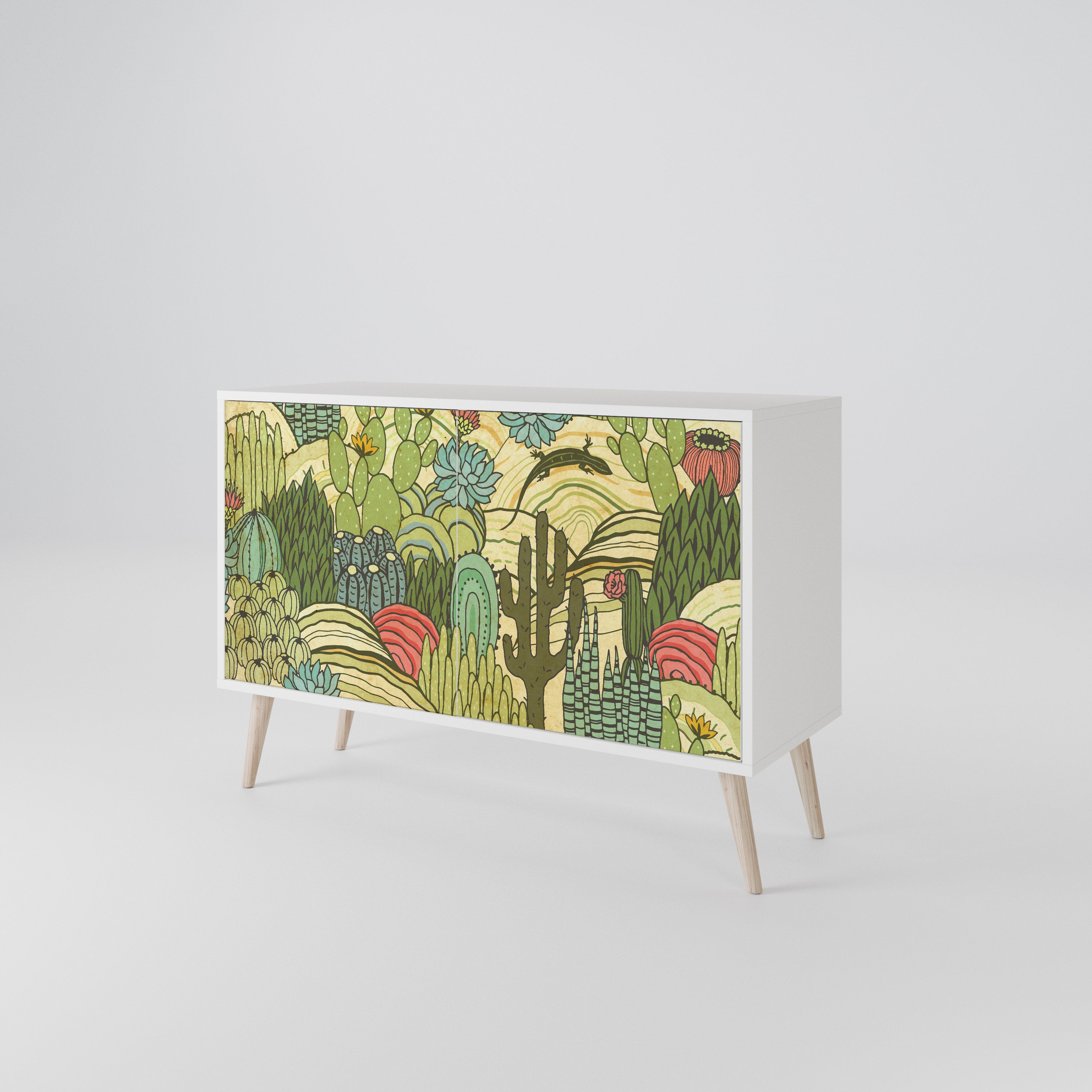 SUCCULENTS KALEIDOSCOPE 2-türiges Sideboard