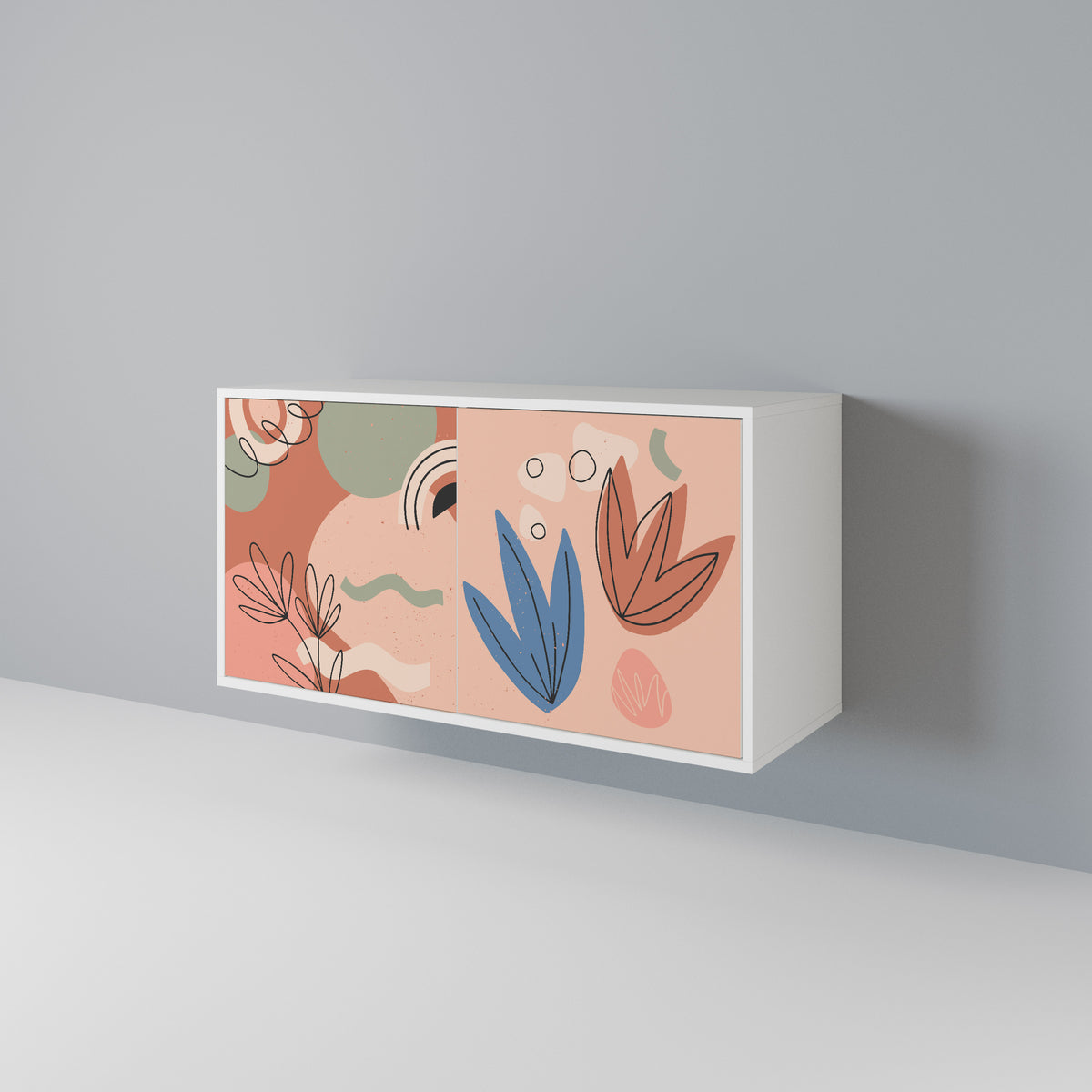 PASTEL DESTINY 2-türiges Sideboard