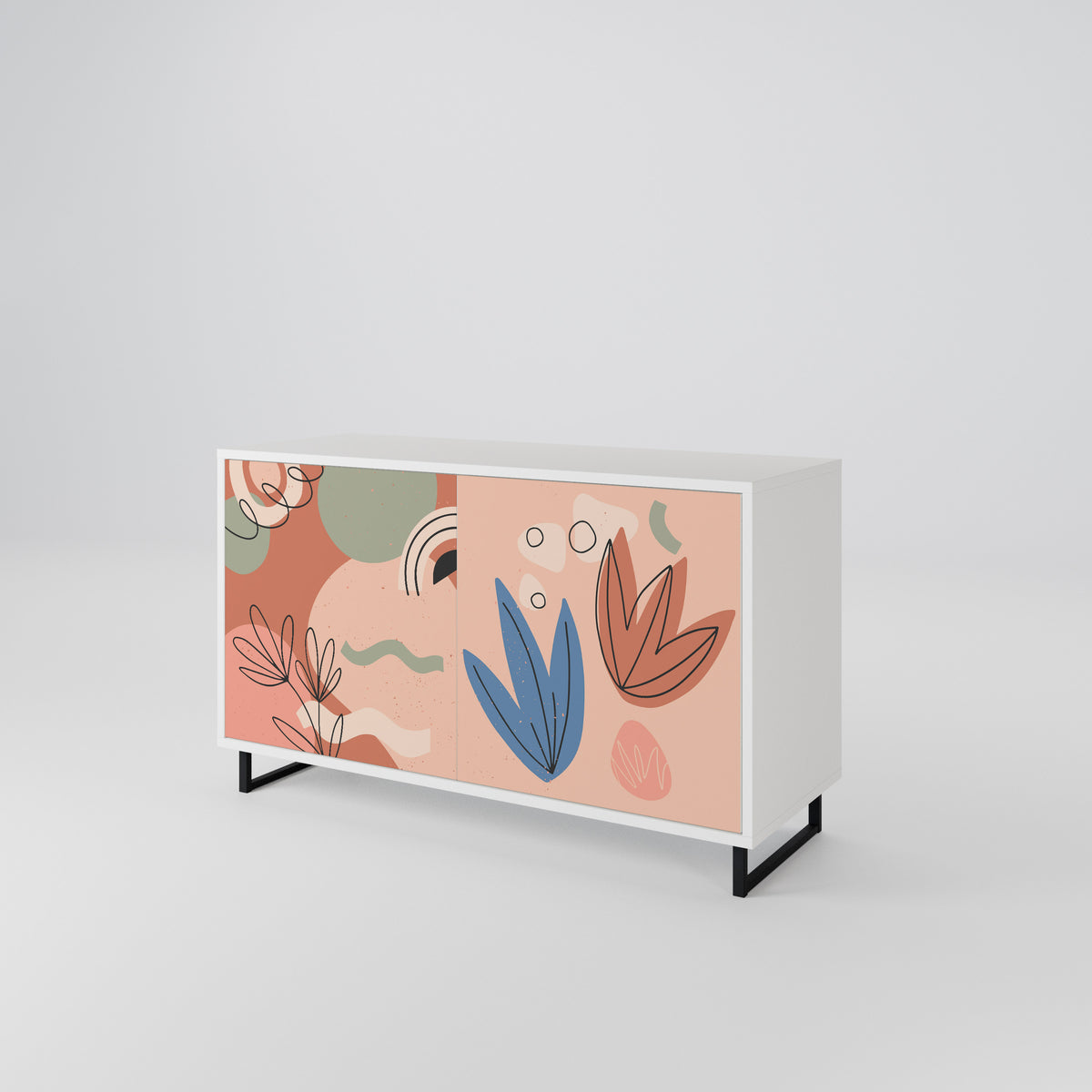PASTEL DESTINY 2-türiges Sideboard