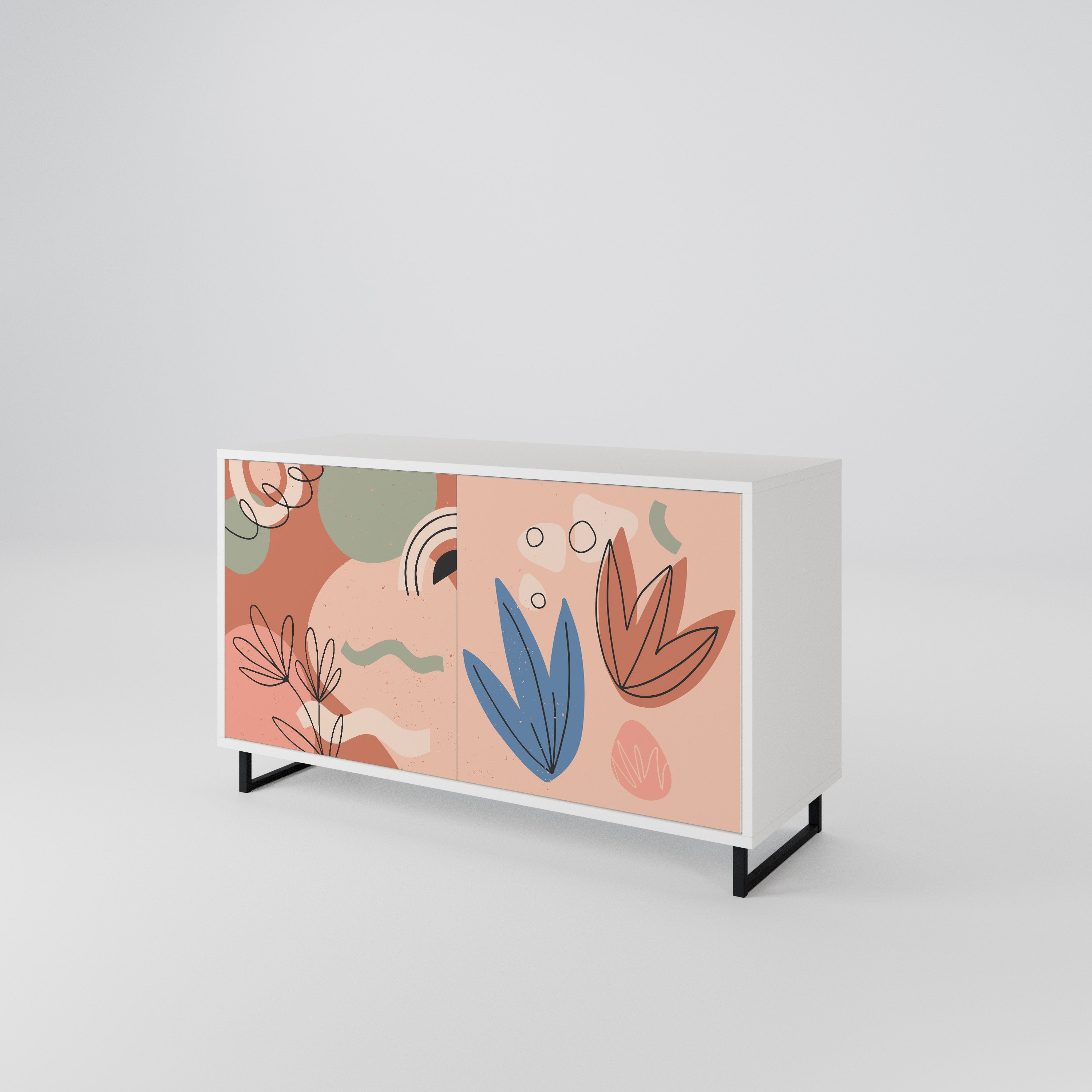 PASTEL DESTINY 2-türiges Sideboard