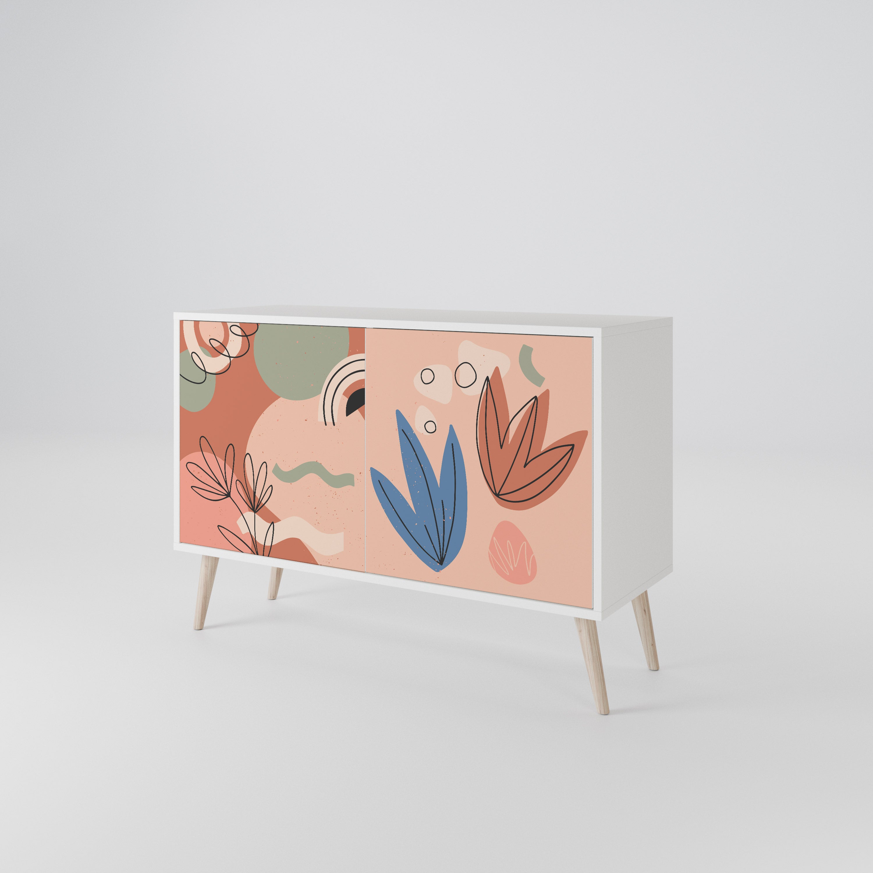 PASTEL DESTINY 2-türiges Sideboard