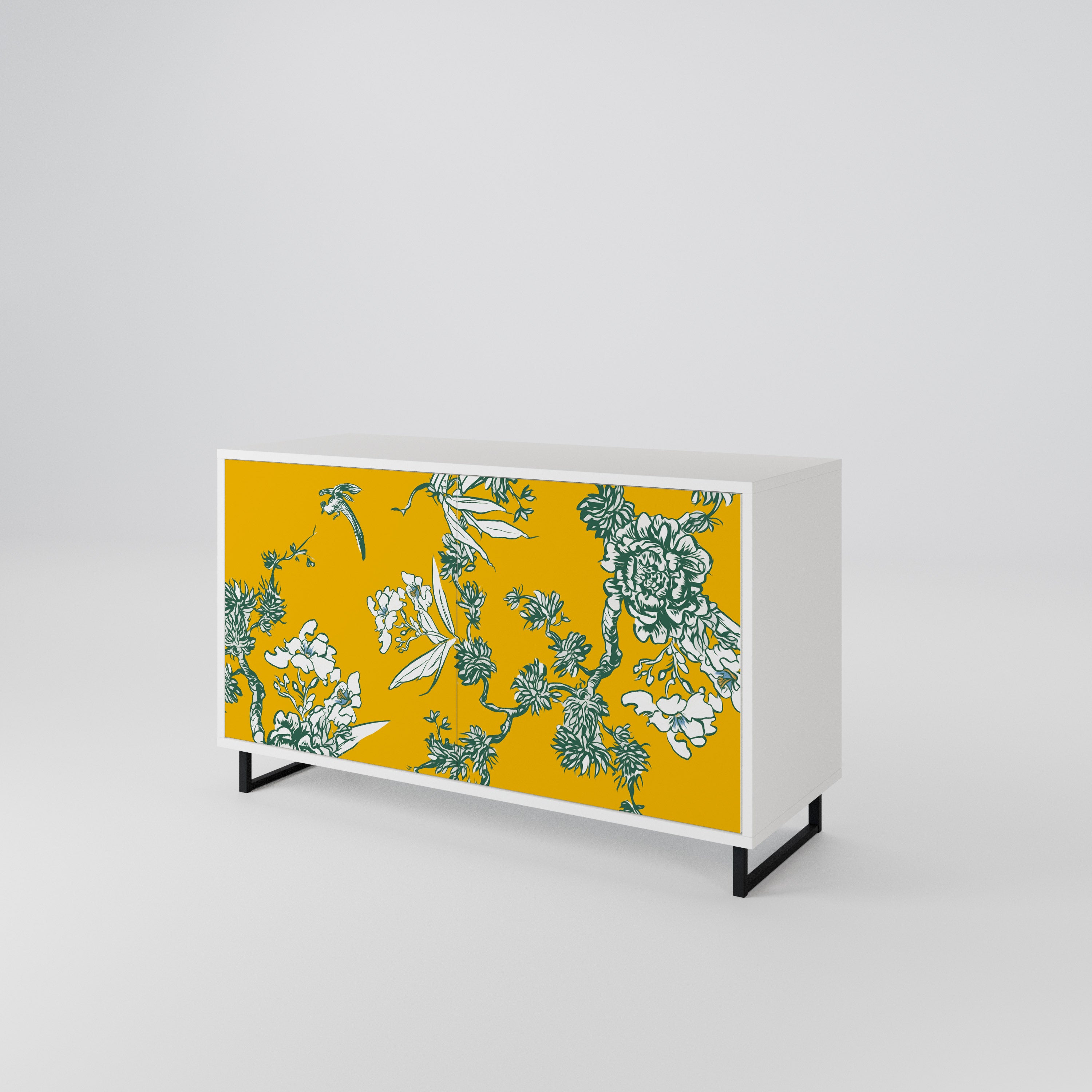 YELLOW CHINOISERIE 2-türiges Sideboard