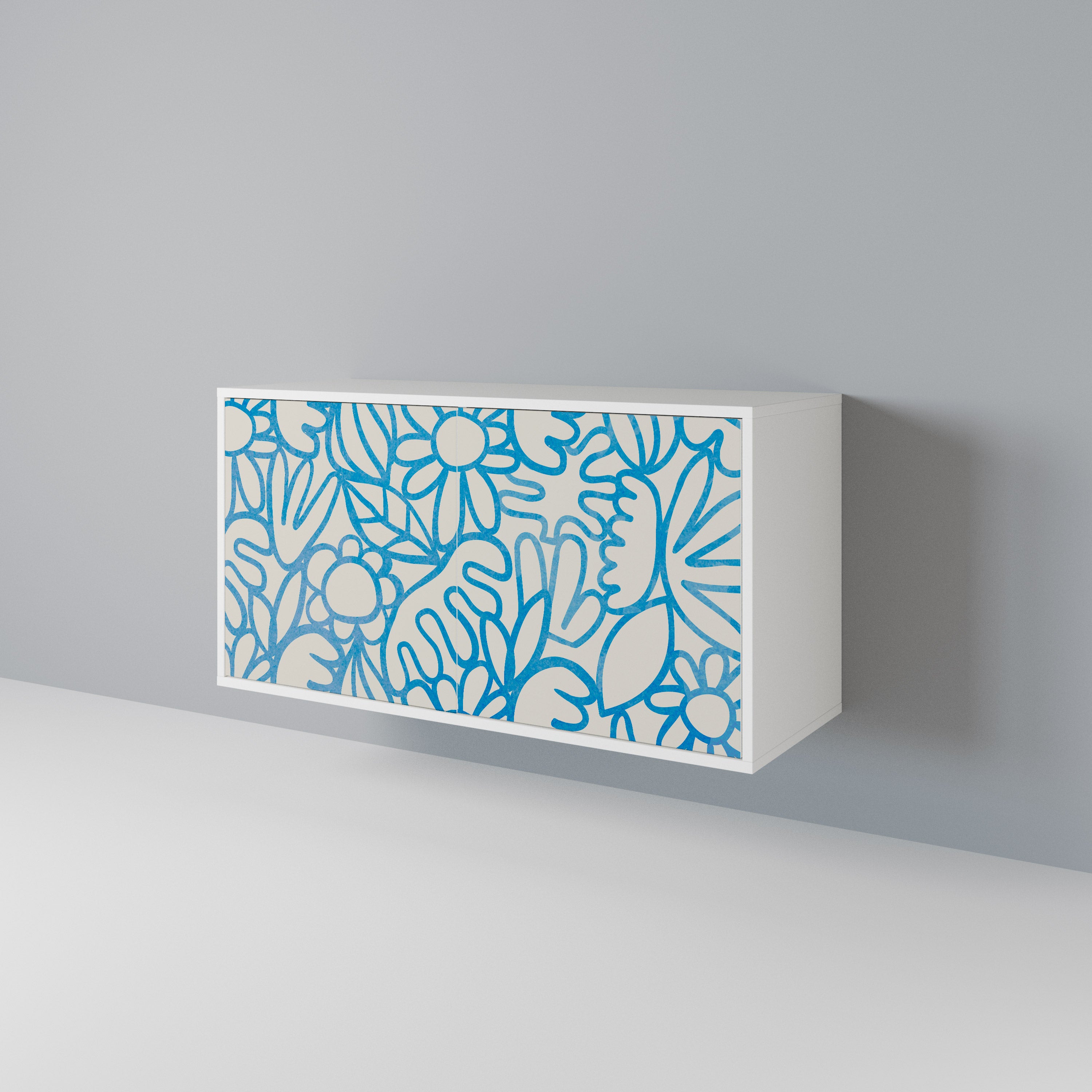 BLOOMY MORNING 2-türiges Sideboard
