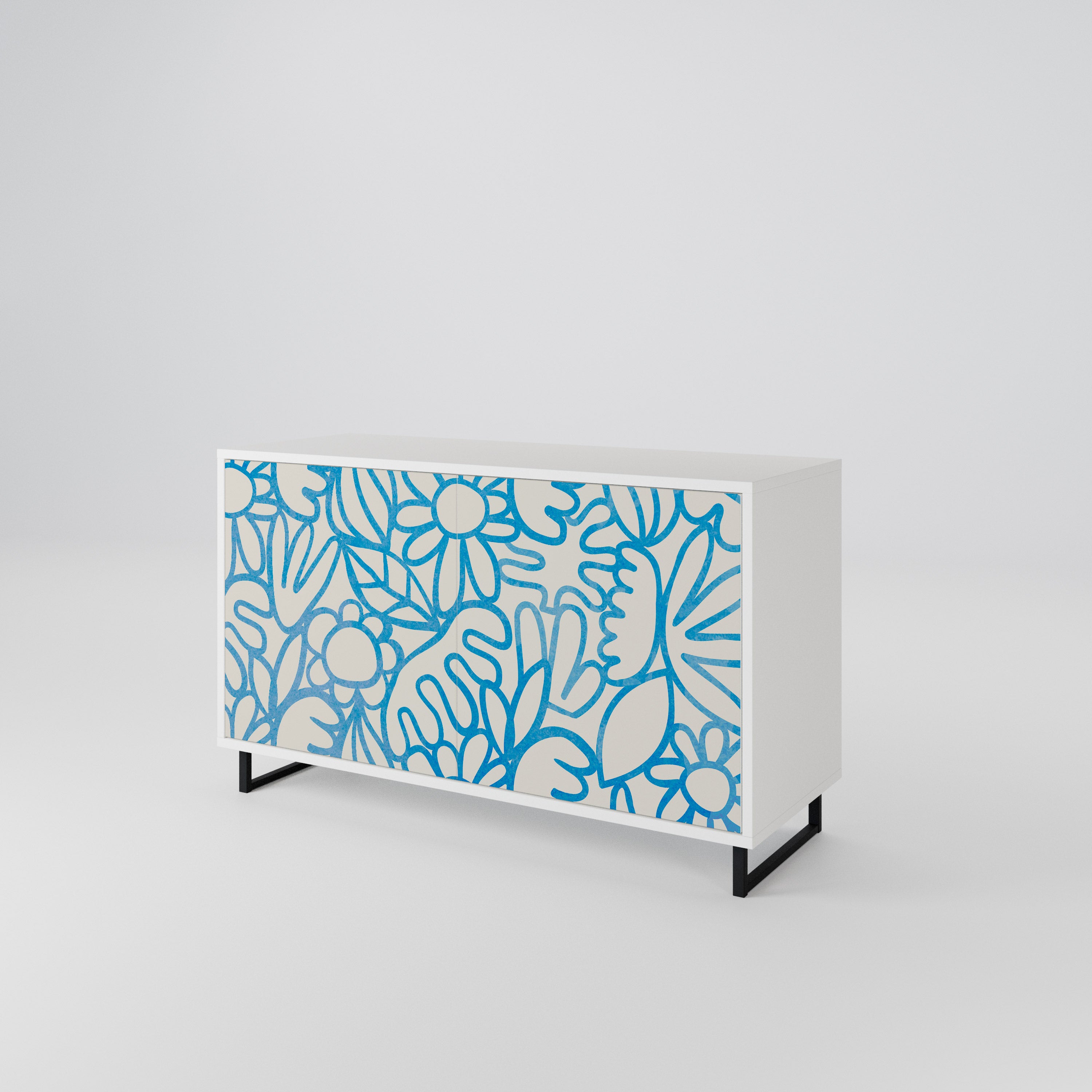 BLOOMY MORNING 2-türiges Sideboard