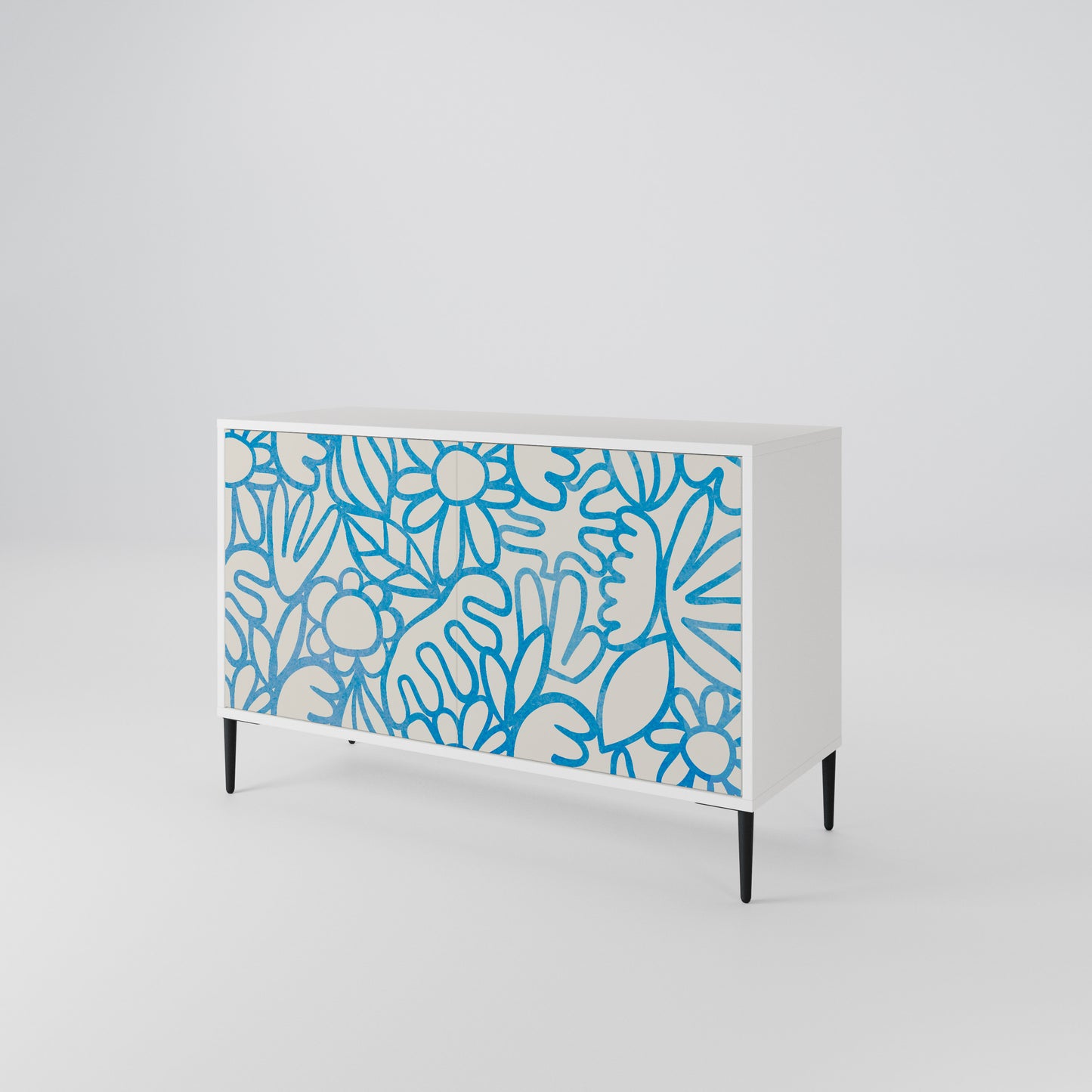 BLOOMY MORNING 2-türiges Sideboard