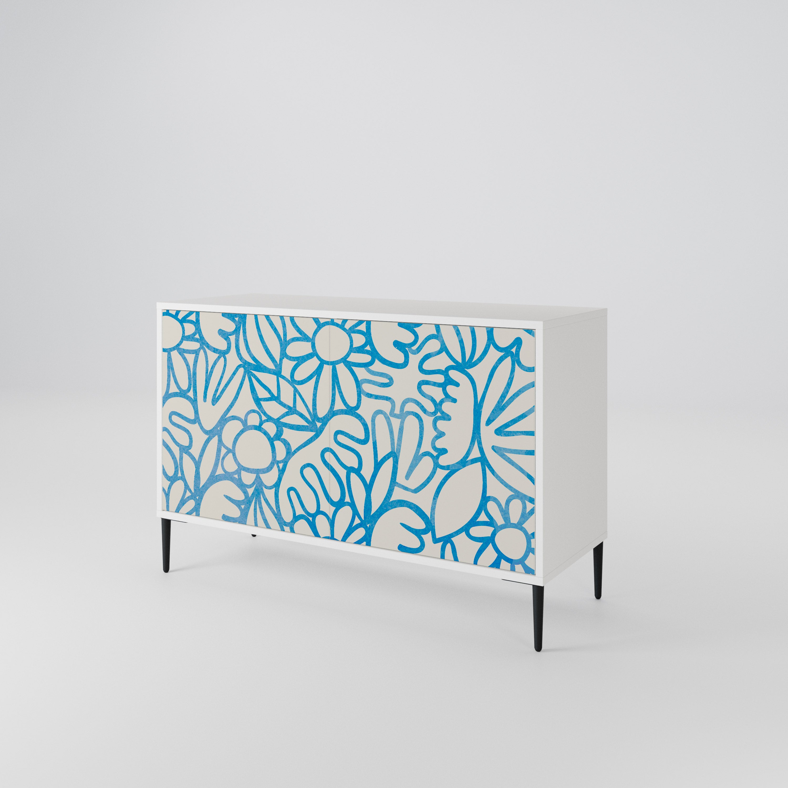 BLOOMY MORNING 2-türiges Sideboard