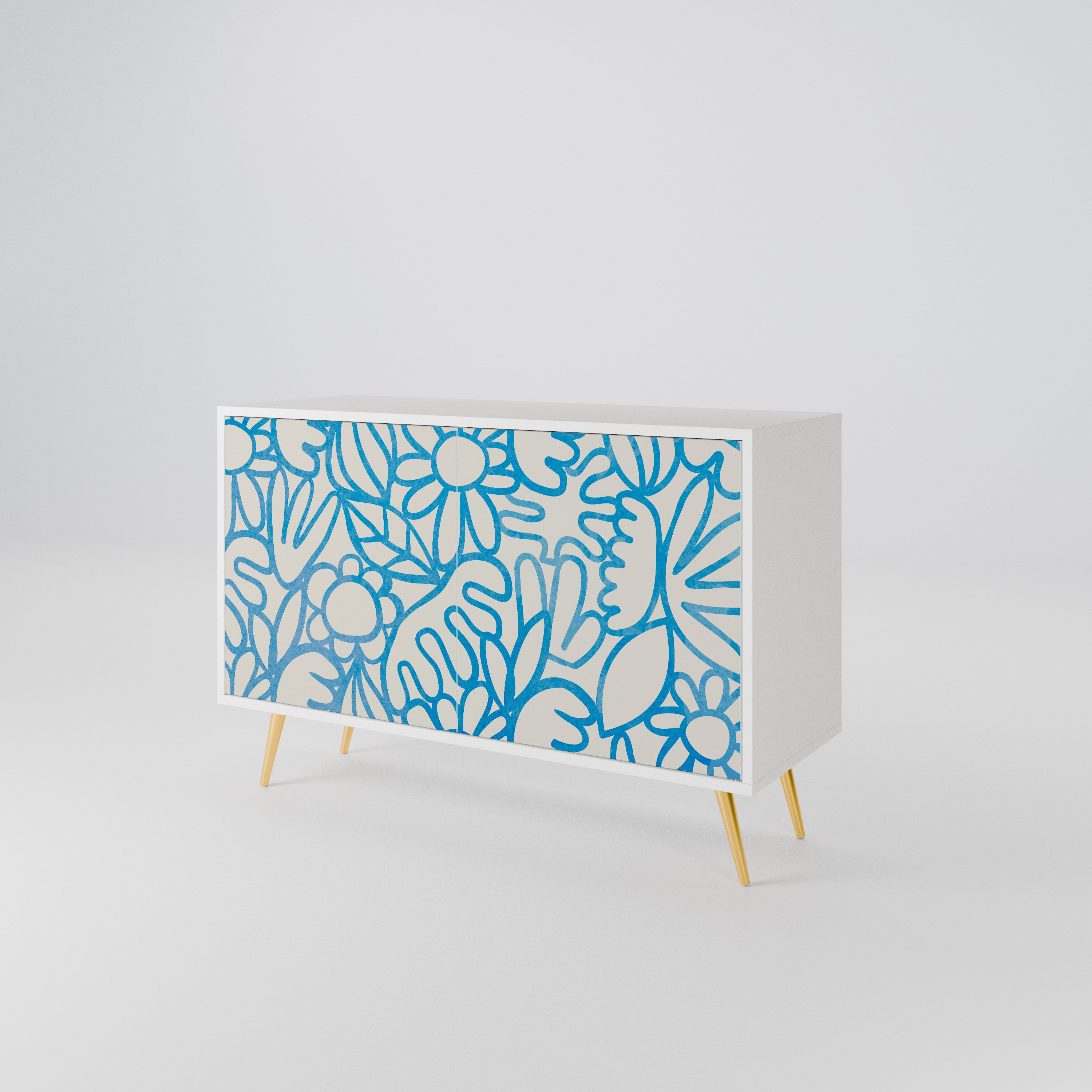 BLOOMY MORNING 2-türiges Sideboard