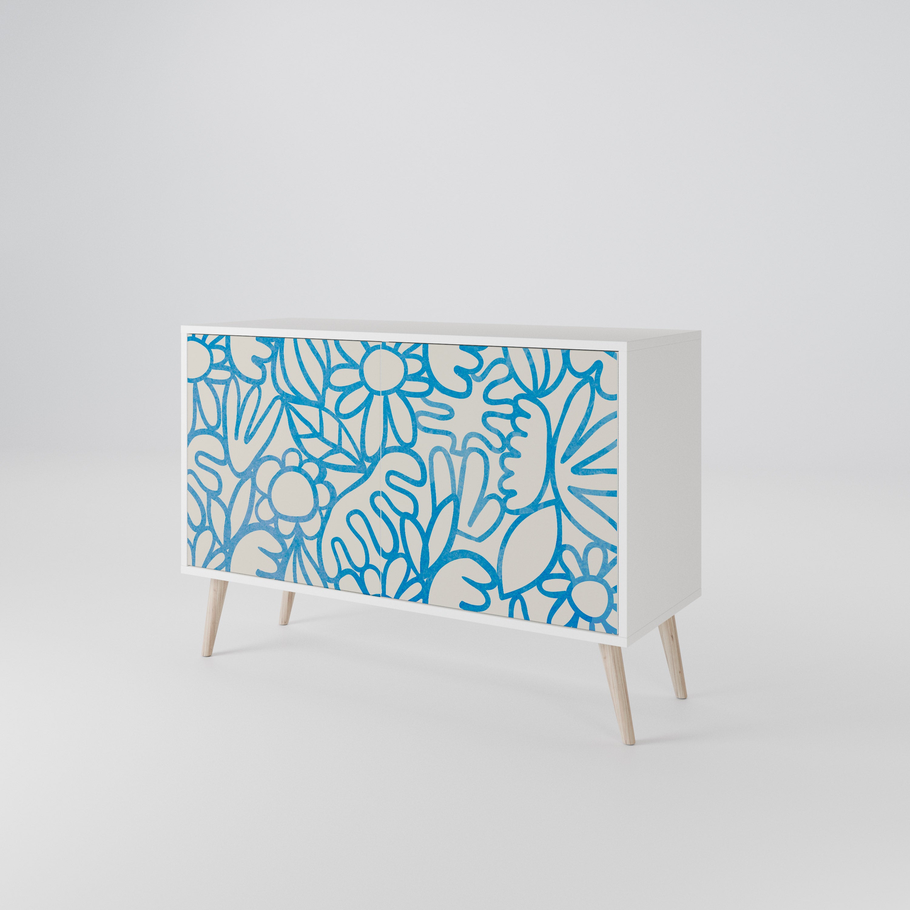 BLOOMY MORNING 2-türiges Sideboard