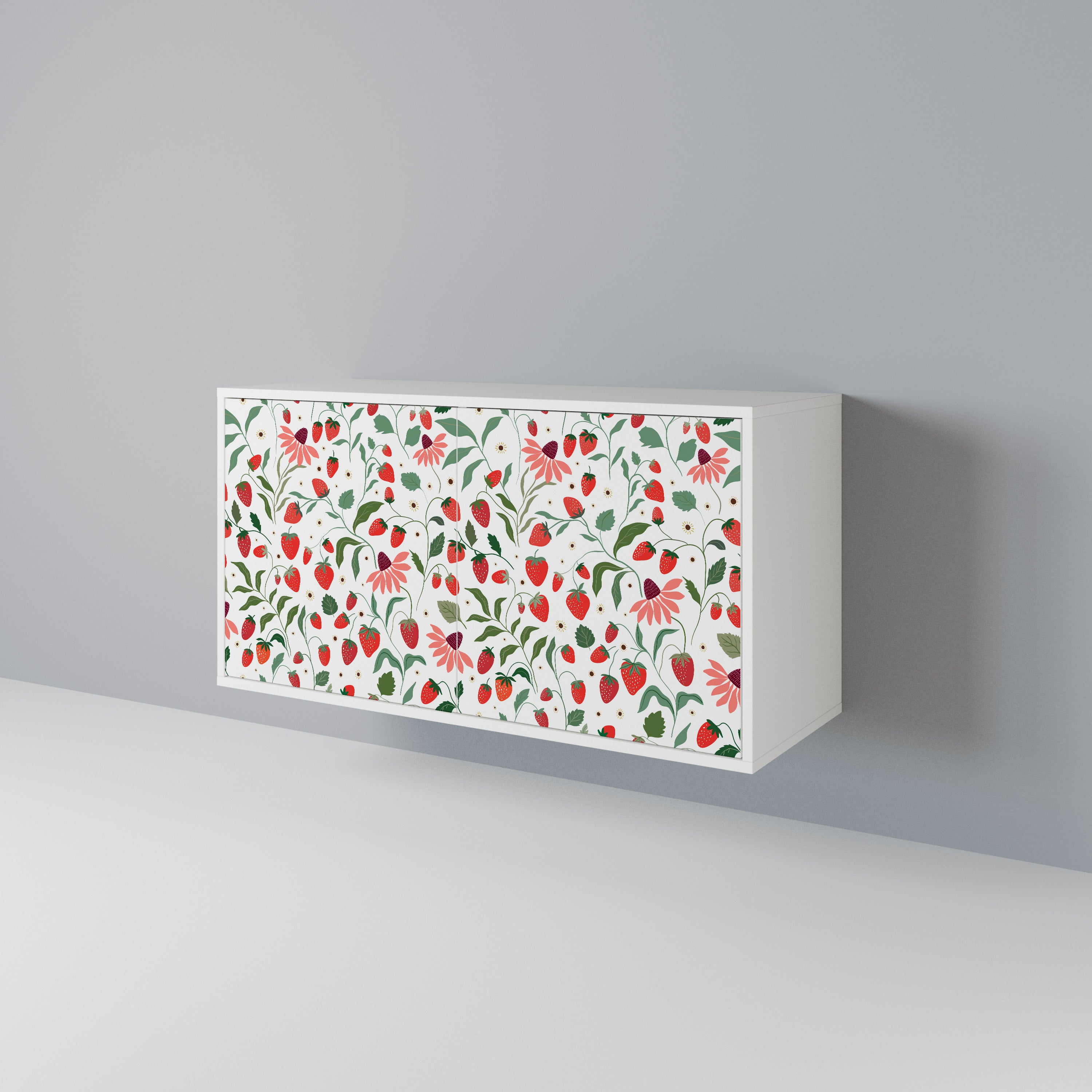 FLOWERS AND STRAWBERRIES 2-türiges Sideboard