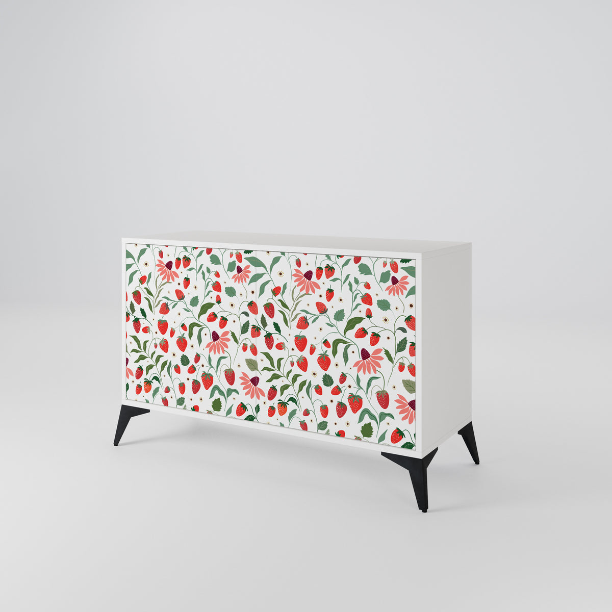 FLOWERS AND STRAWBERRIES 2-türiges Sideboard
