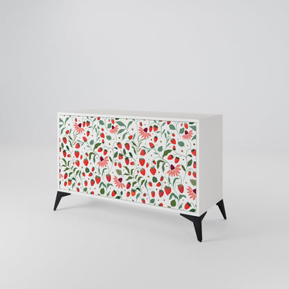 FLOWERS AND STRAWBERRIES 2-türiges Sideboard