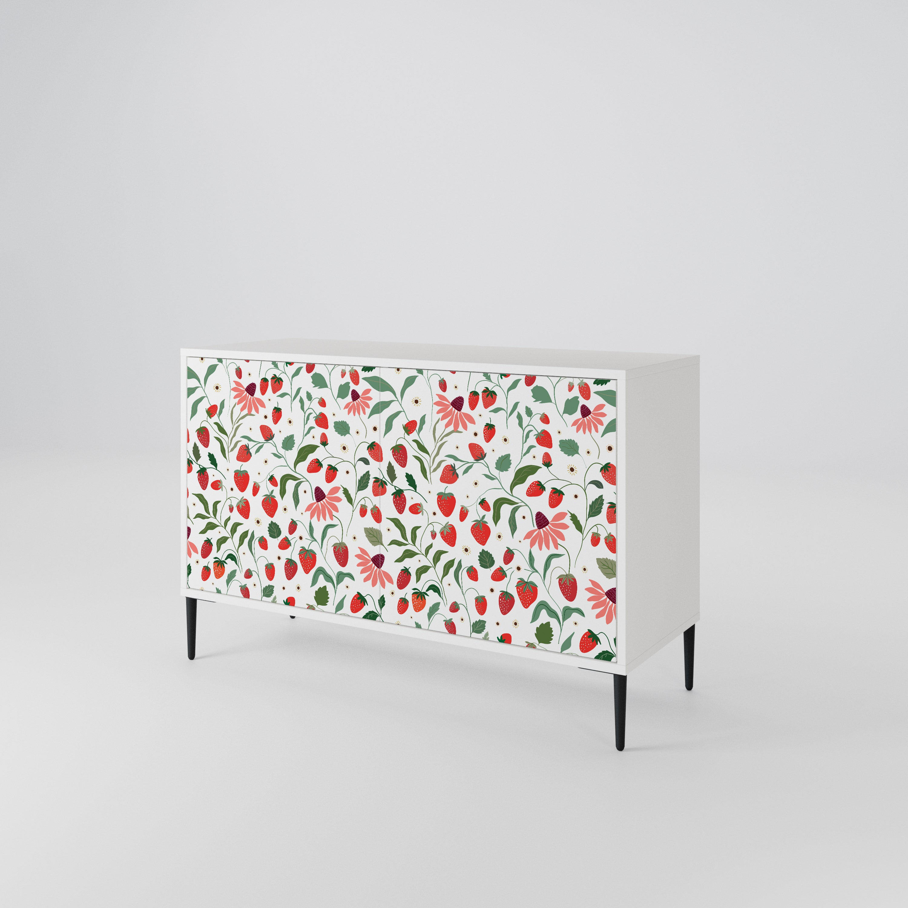 FLOWERS AND STRAWBERRIES 2-türiges Sideboard