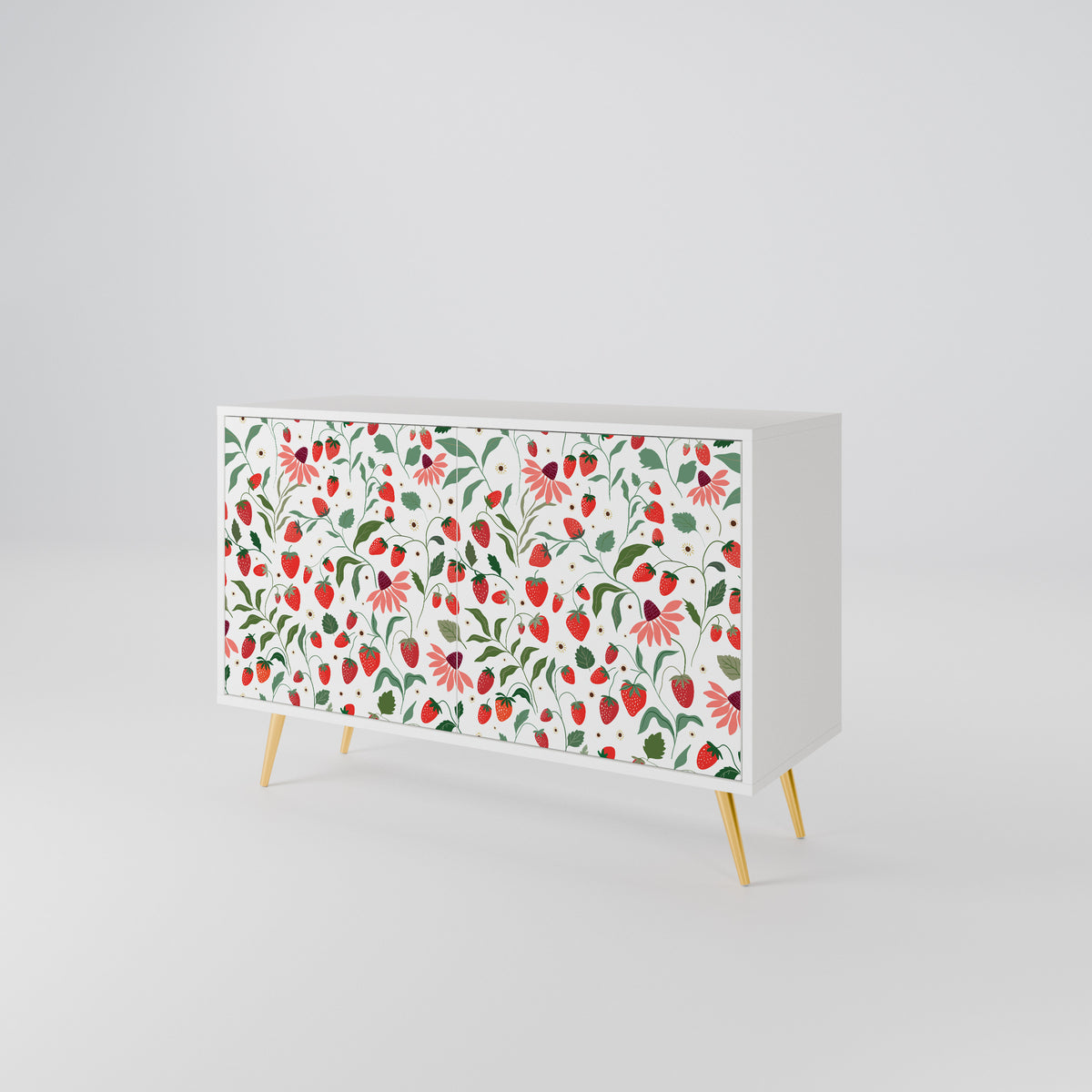 FLOWERS AND STRAWBERRIES 2-türiges Sideboard