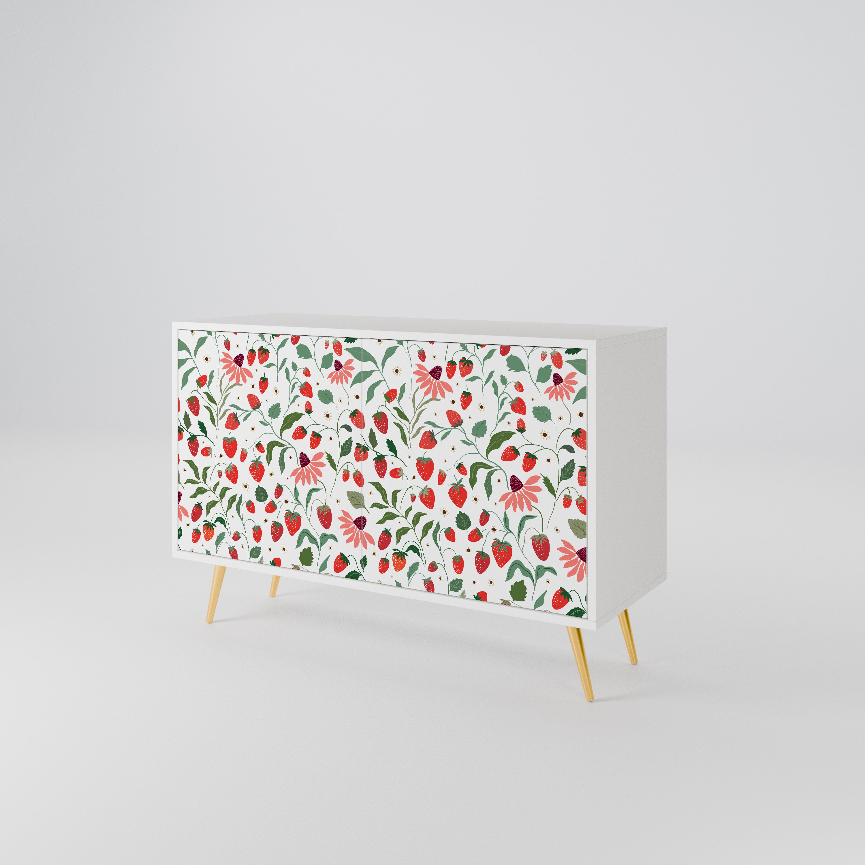 FLOWERS AND STRAWBERRIES 2-türiges Sideboard