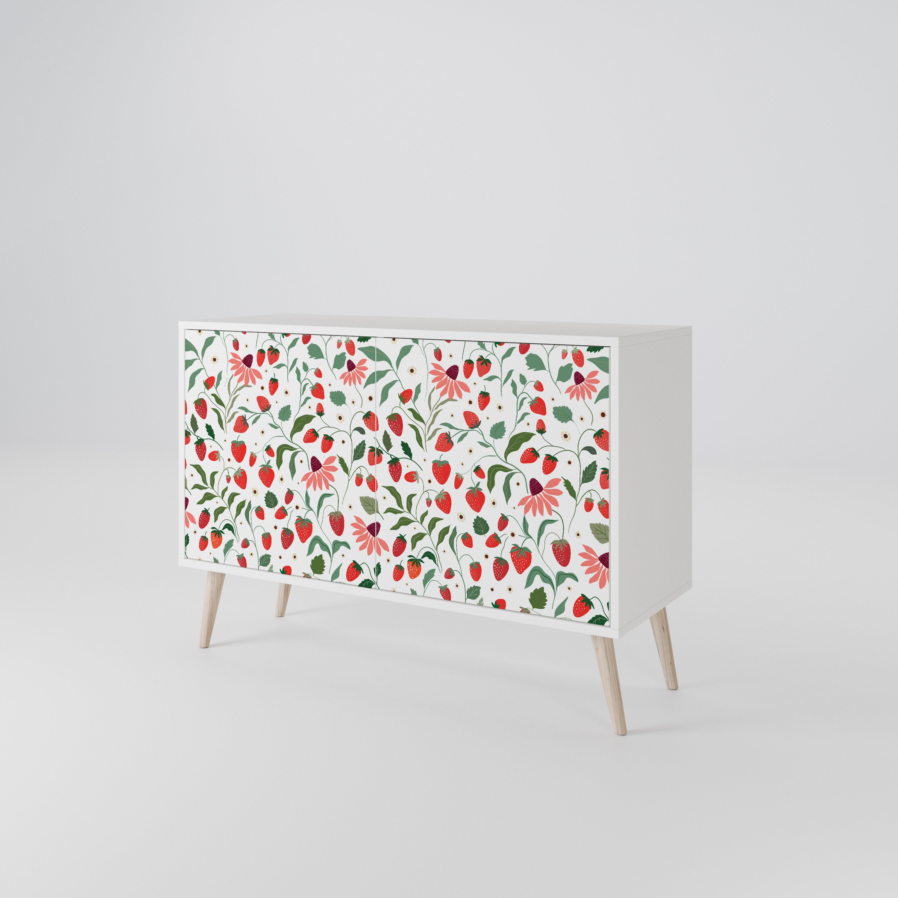 FLOWERS AND STRAWBERRIES 2-türiges Sideboard