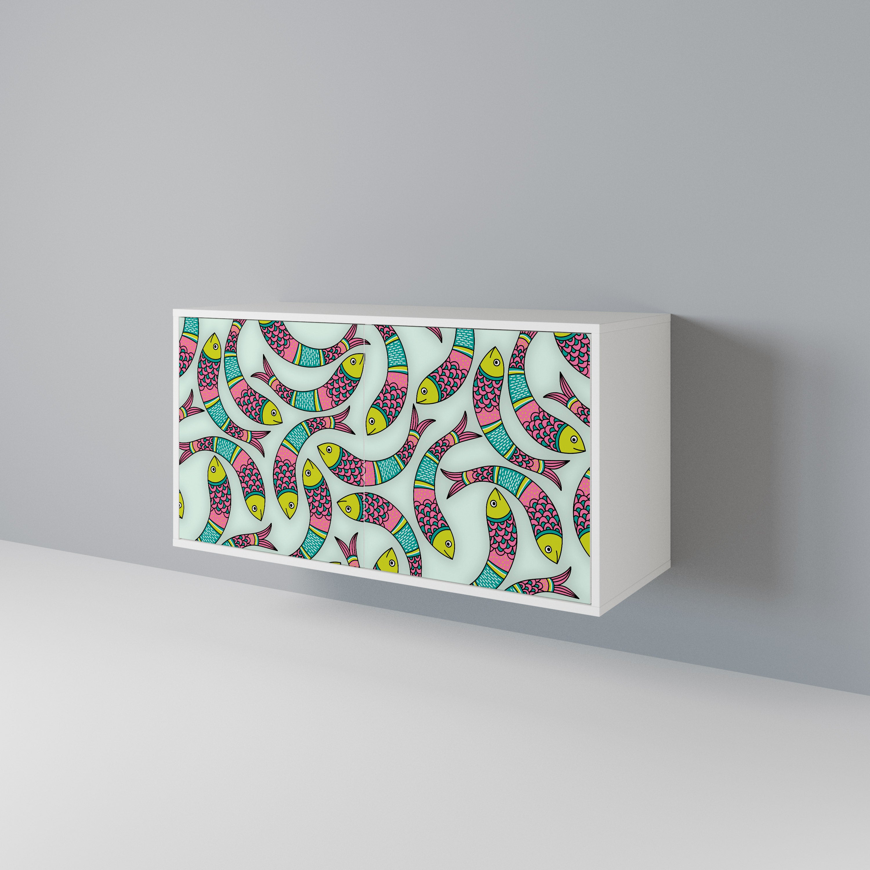 INDIAN FISH 2-türiges Sideboard