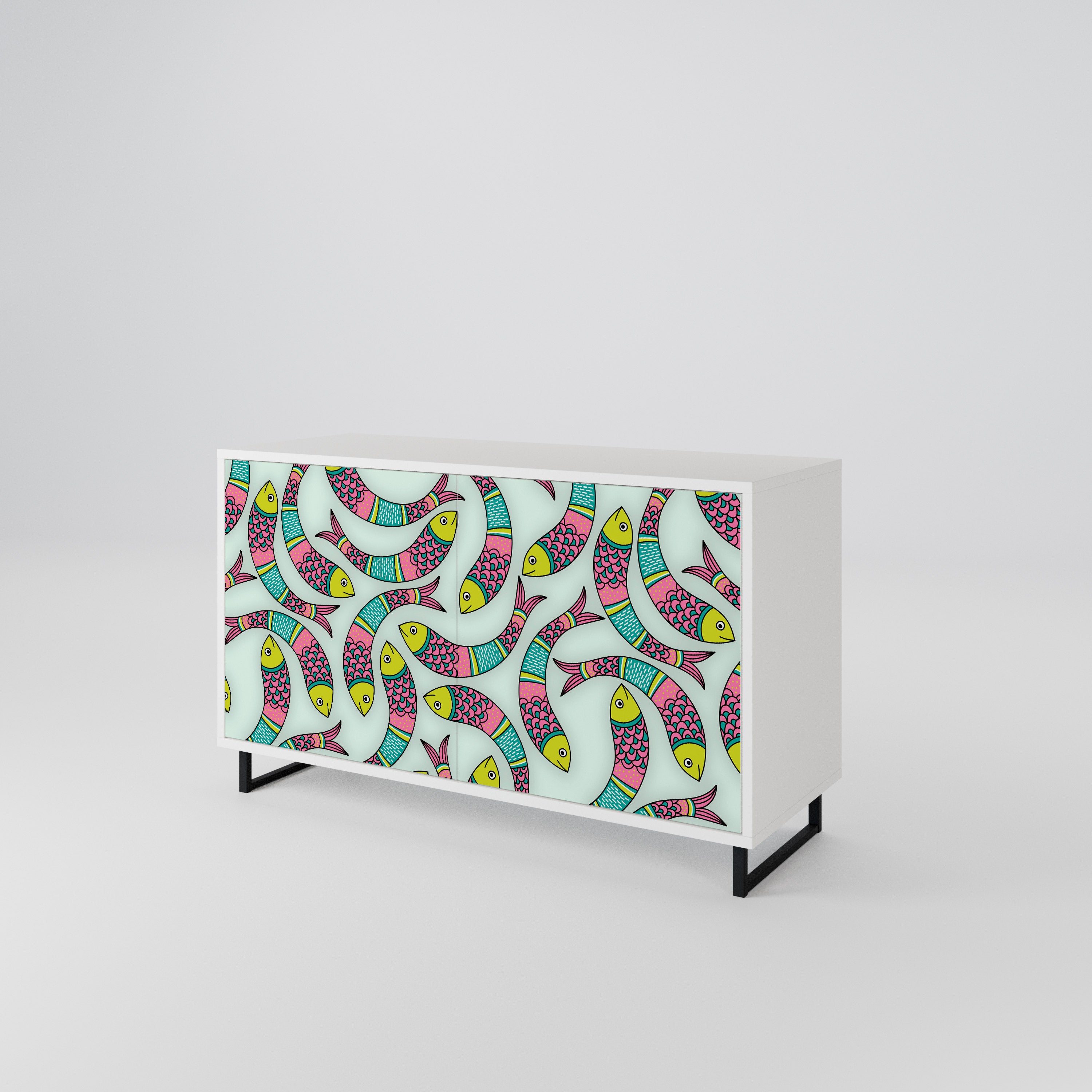 INDIAN FISH 2-türiges Sideboard