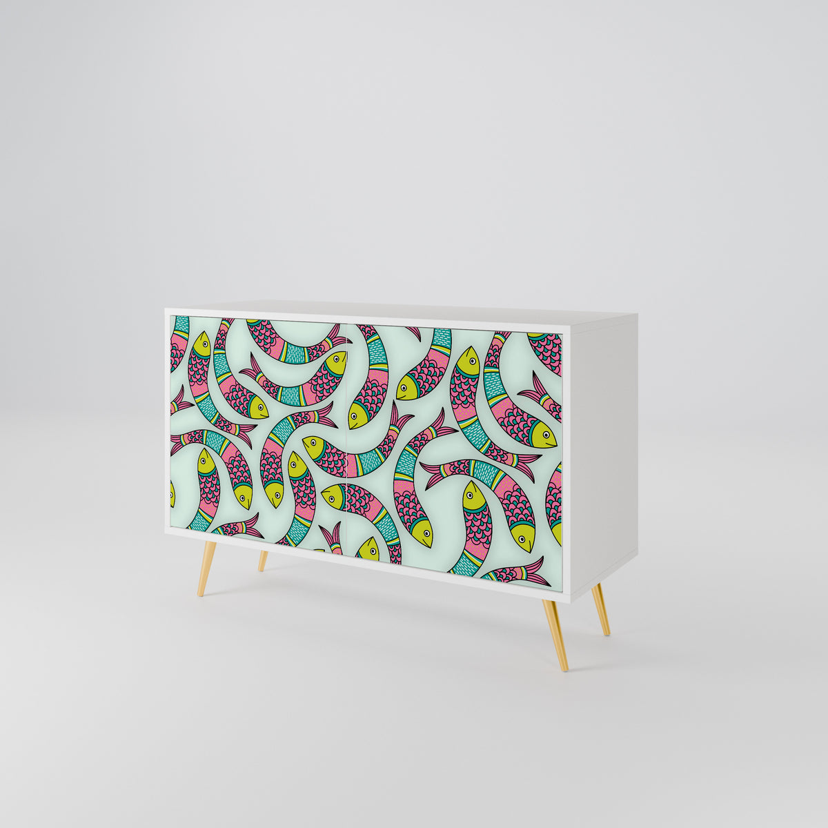 INDIAN FISH 2-türiges Sideboard