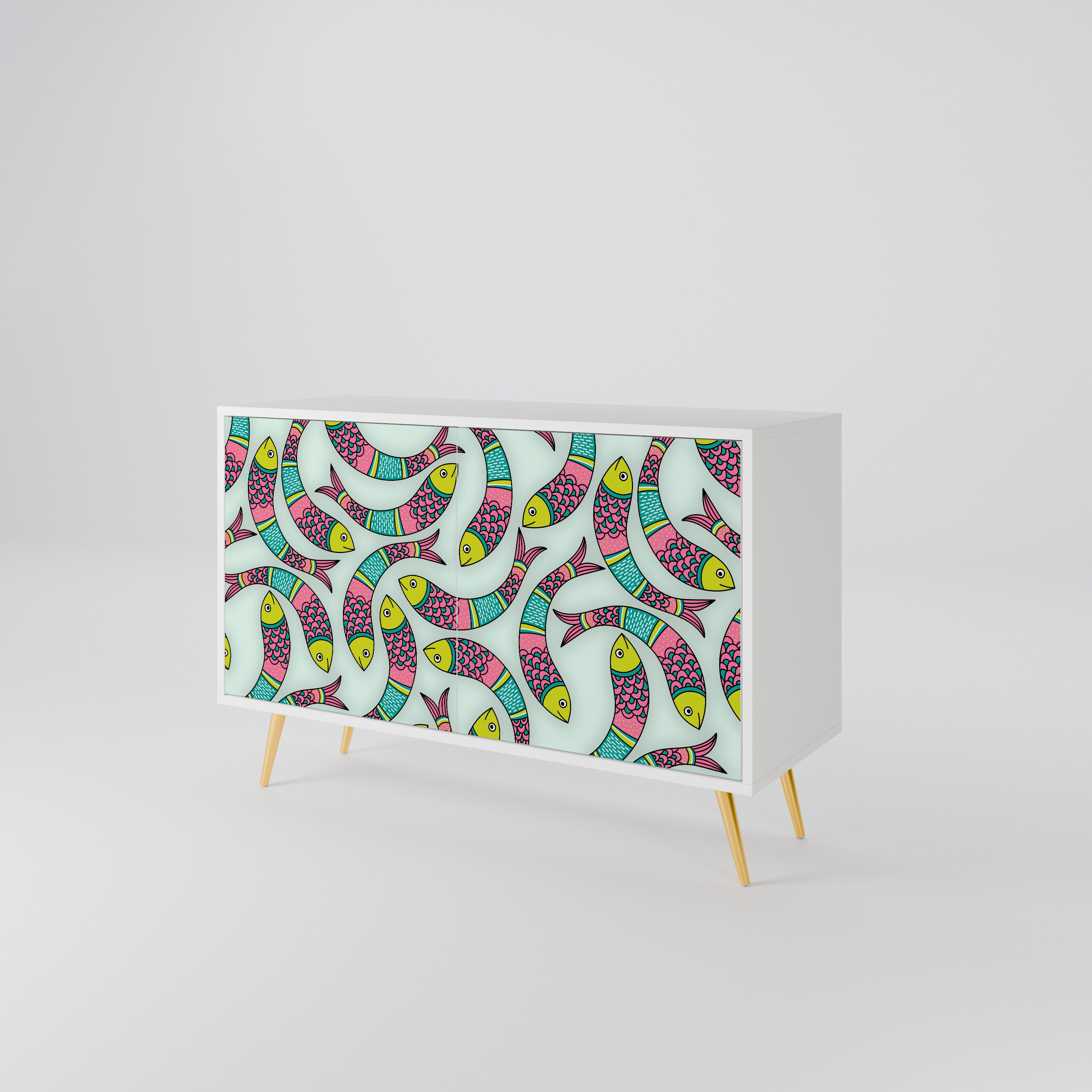 INDIAN FISH 2-türiges Sideboard