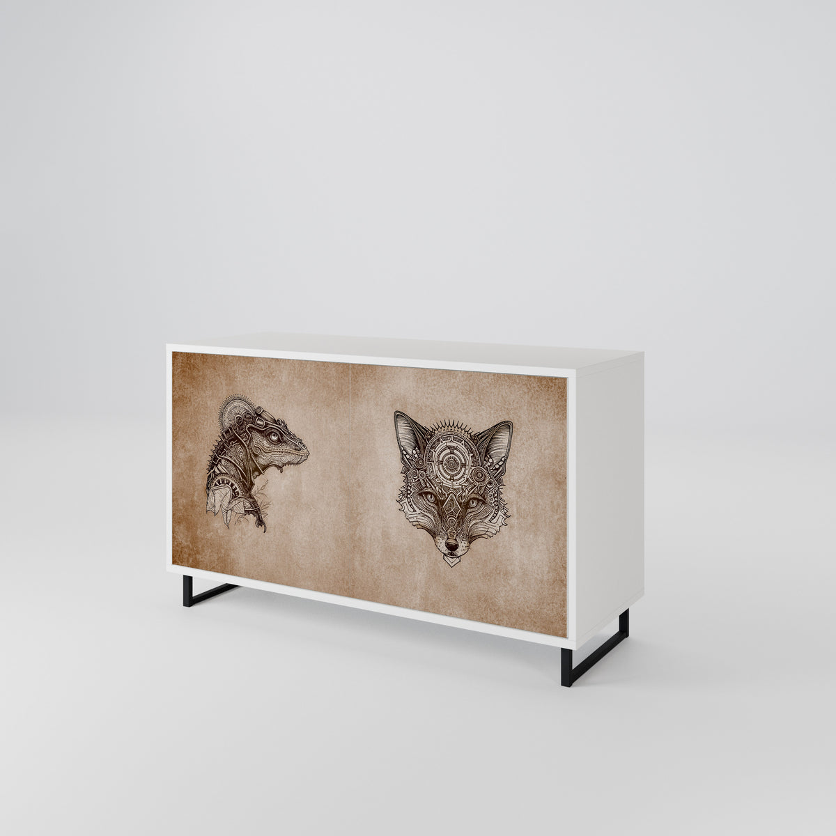 STEAMPUNK CLAN 2-türiges Sideboard