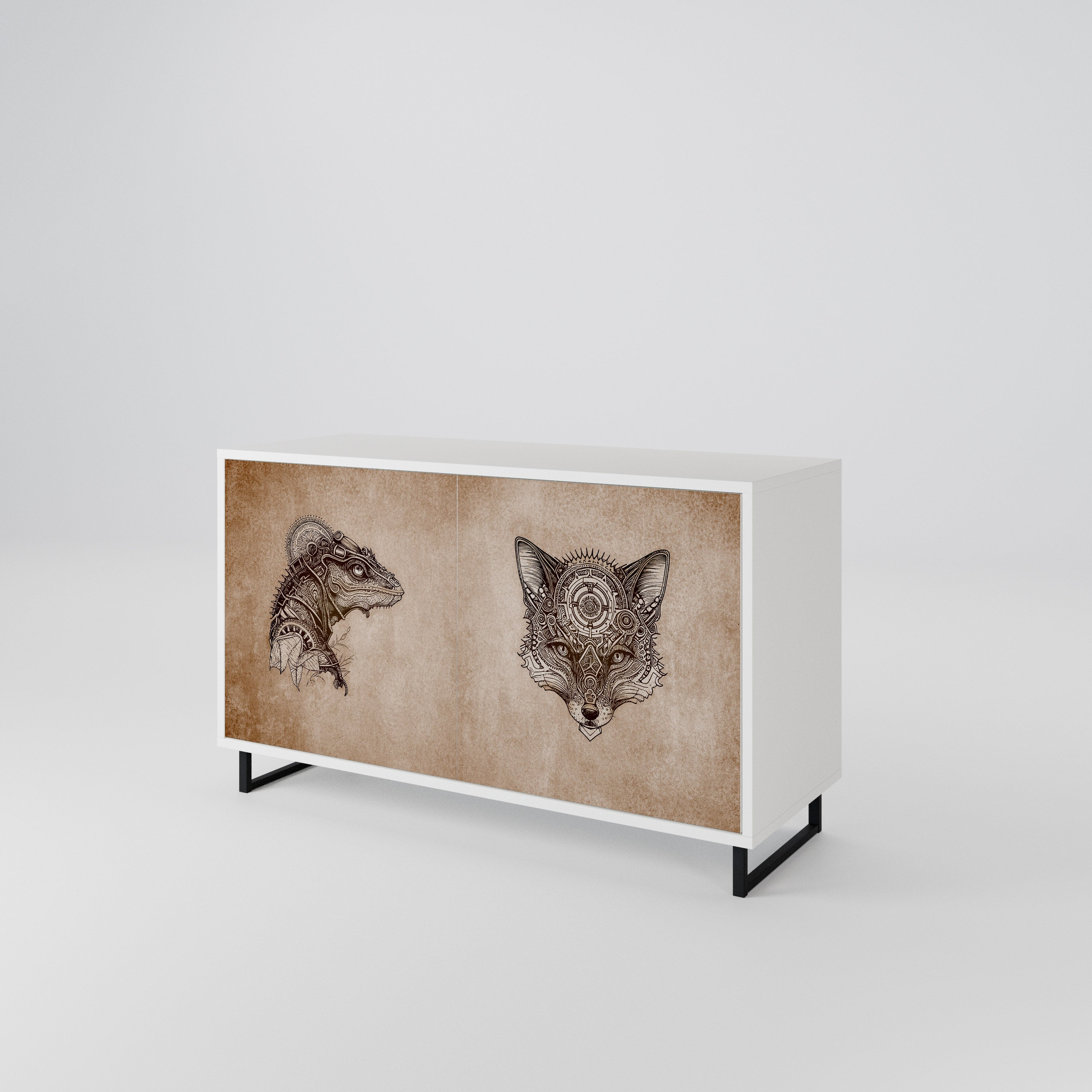 STEAMPUNK CLAN 2-türiges Sideboard