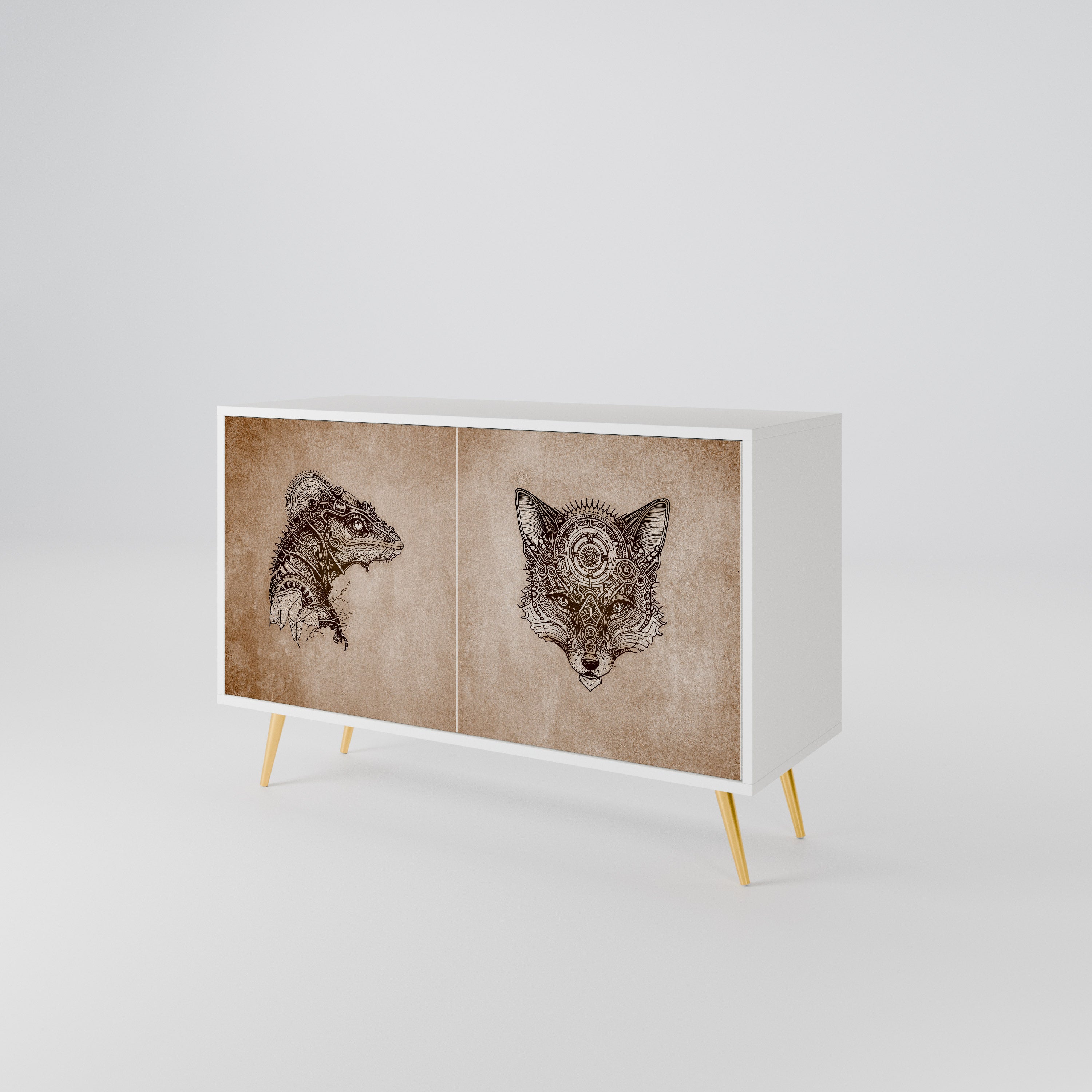 STEAMPUNK CLAN 2-türiges Sideboard