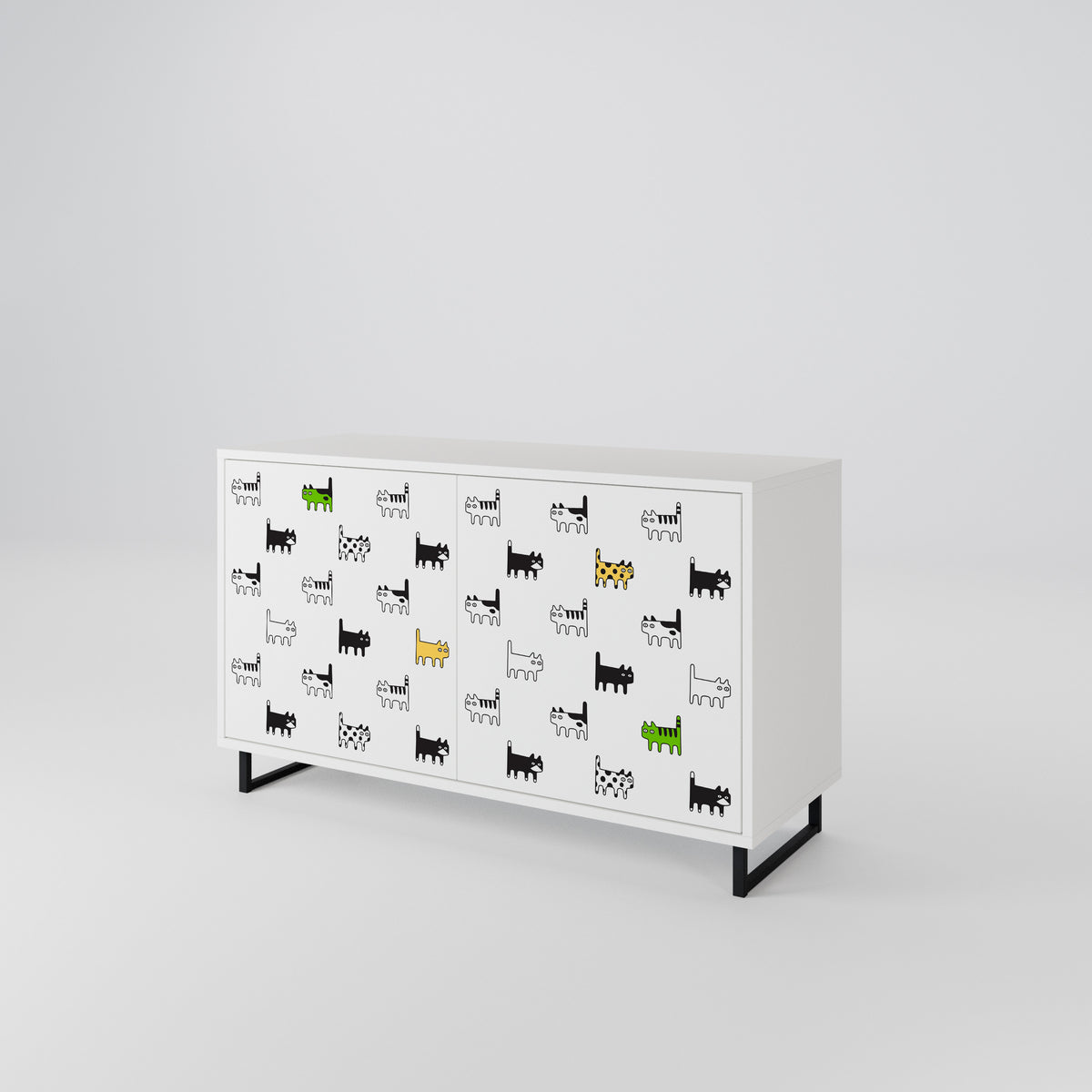 CATS COMPILATION 2-türiges Sideboard