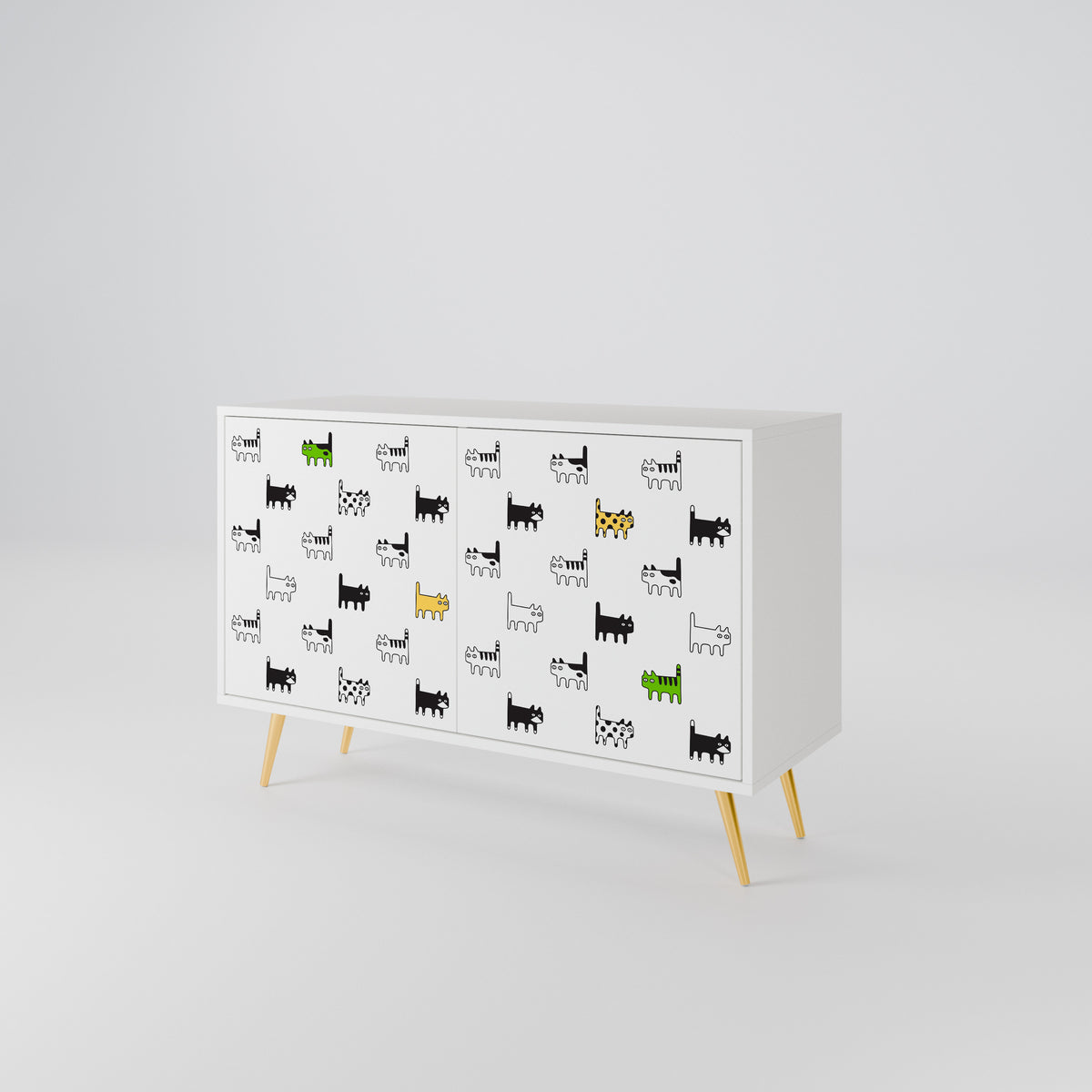 CATS COMPILATION 2-türiges Sideboard