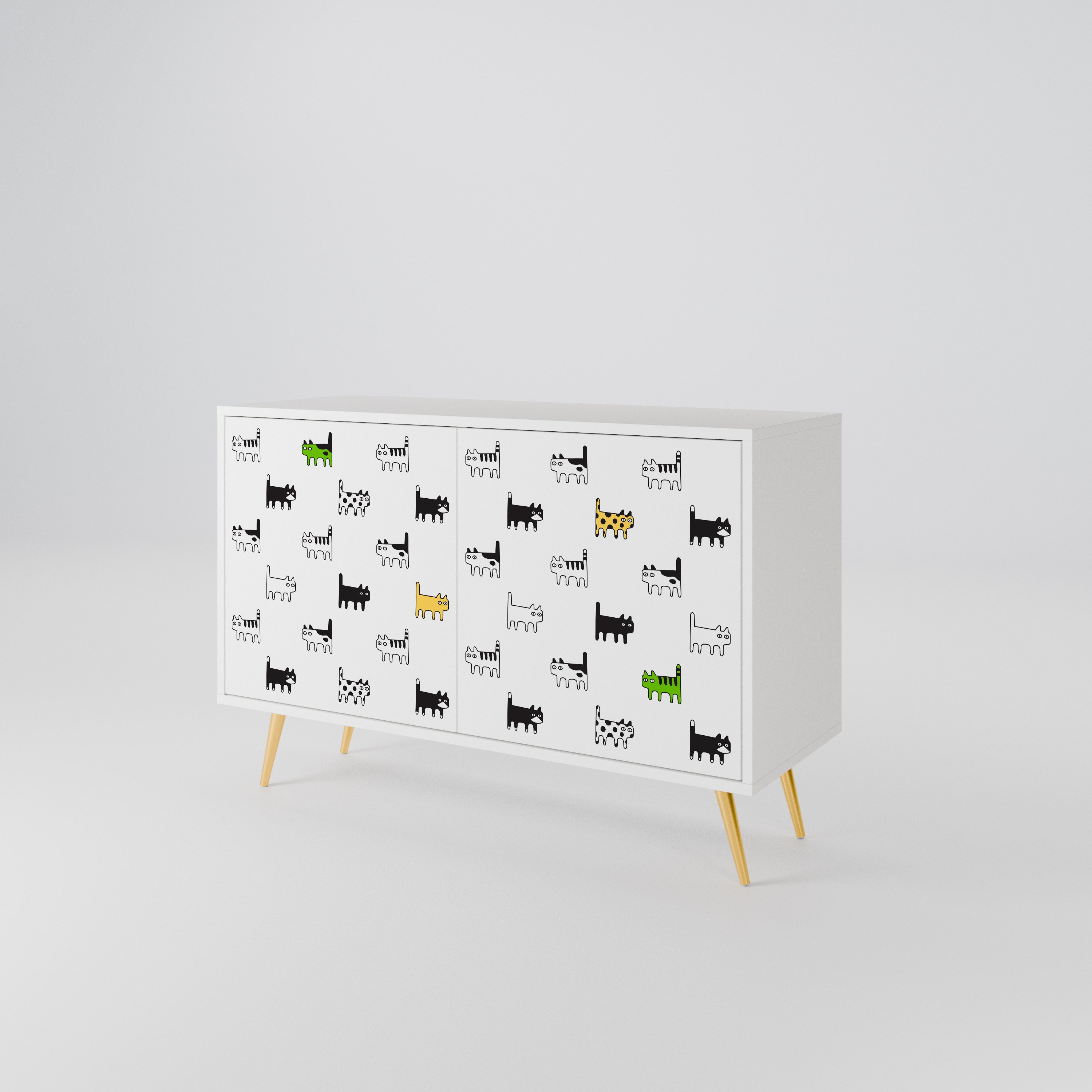 CATS COMPILATION 2-türiges Sideboard