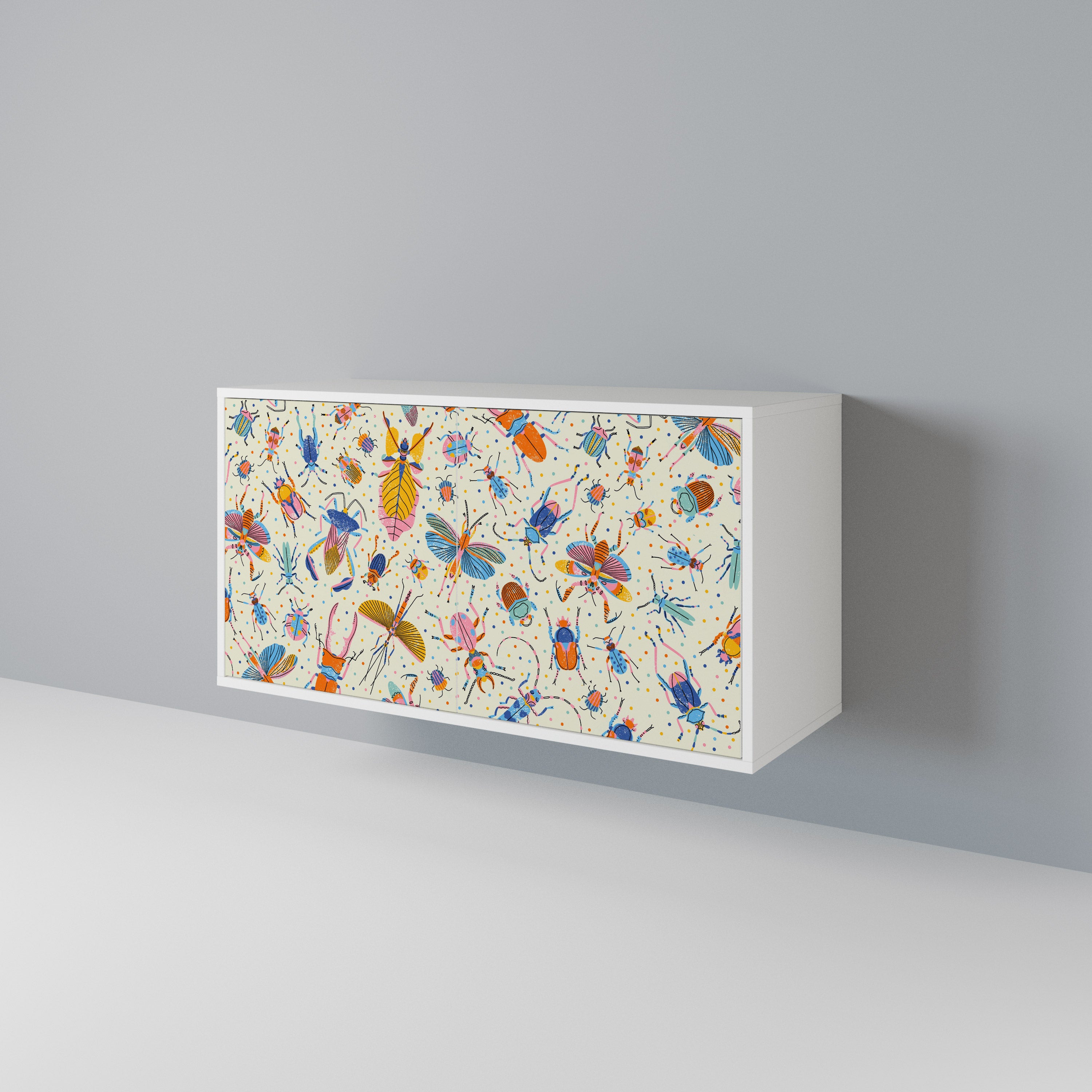 COLORFUL INSECTS 2-türiges Sideboard