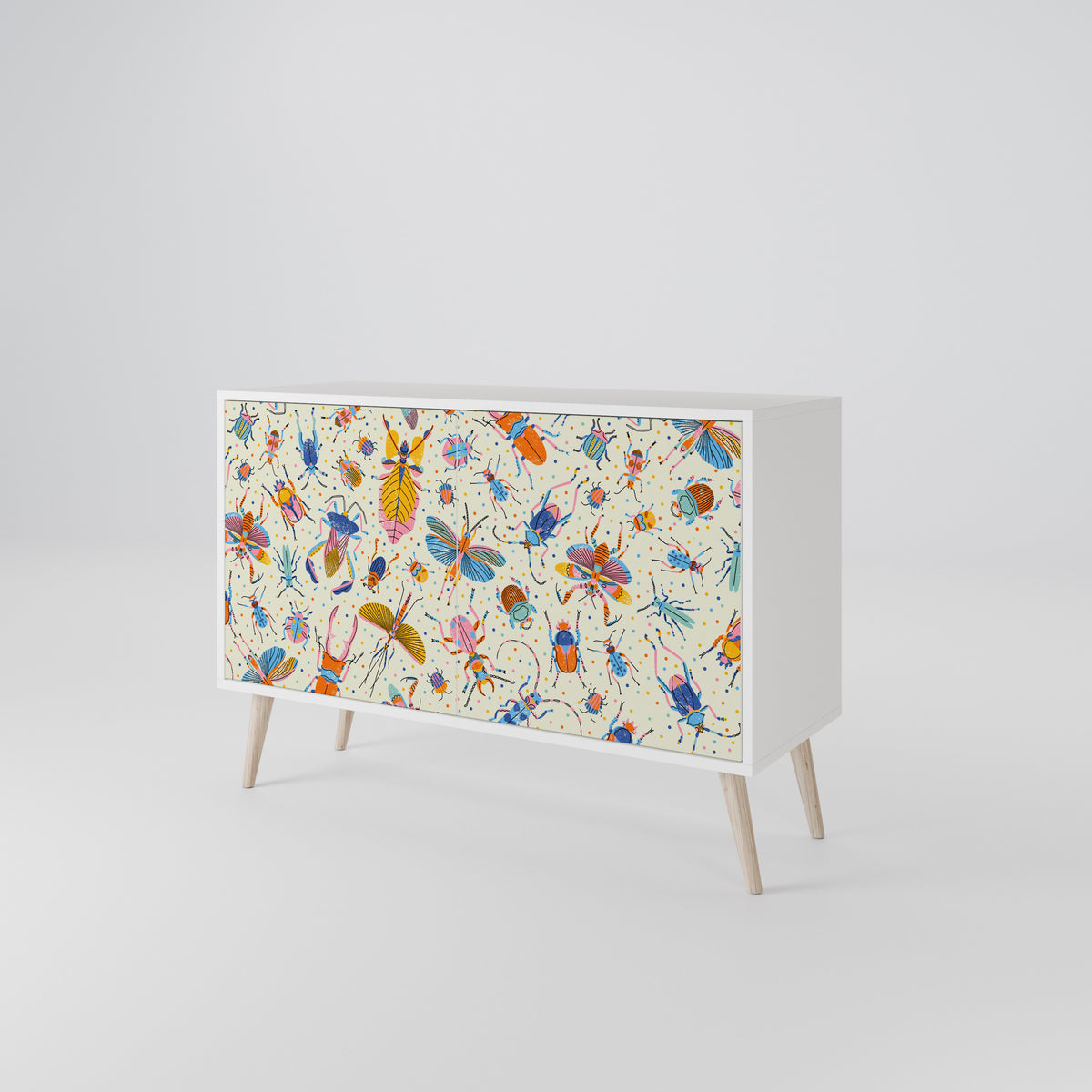 COLORFUL INSECTS 2-türiges Sideboard