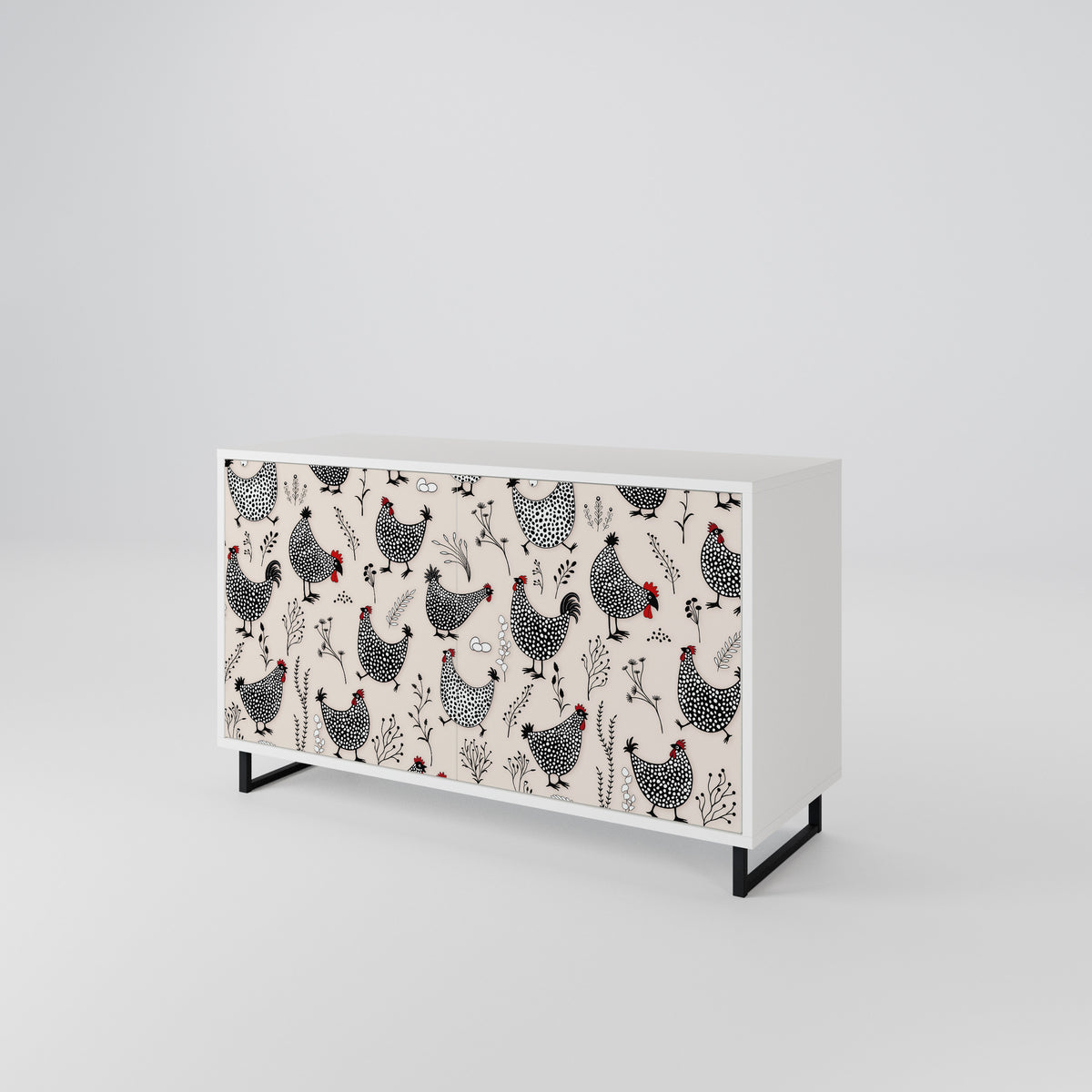 HAPPY HENS 2-türiges Sideboard