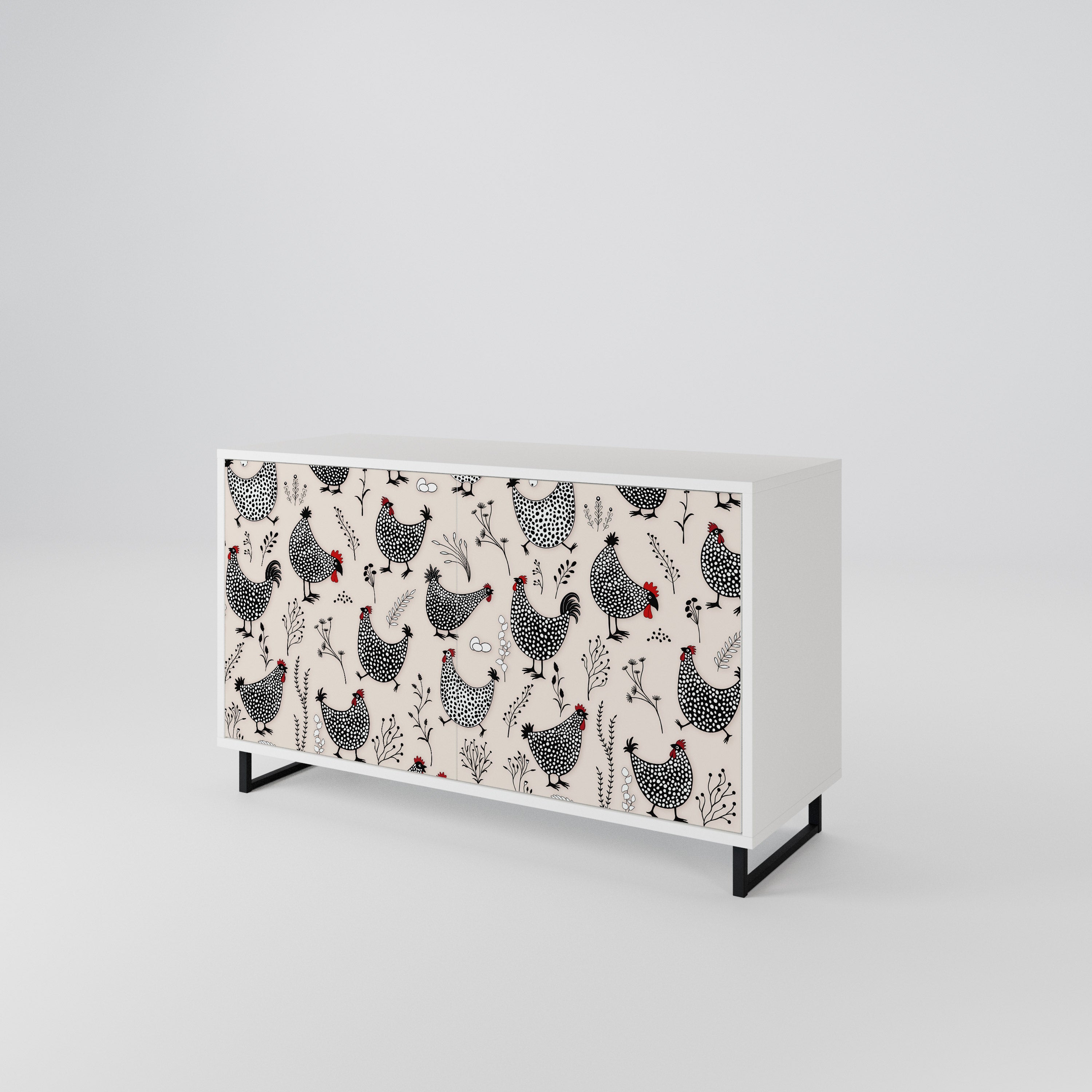 HAPPY HENS 2-türiges Sideboard