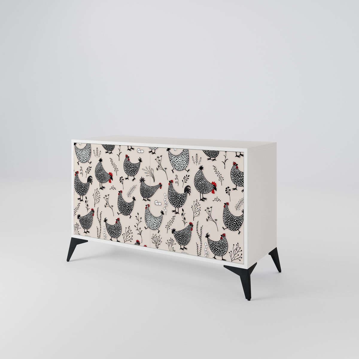 HAPPY HENS 2-türiges Sideboard