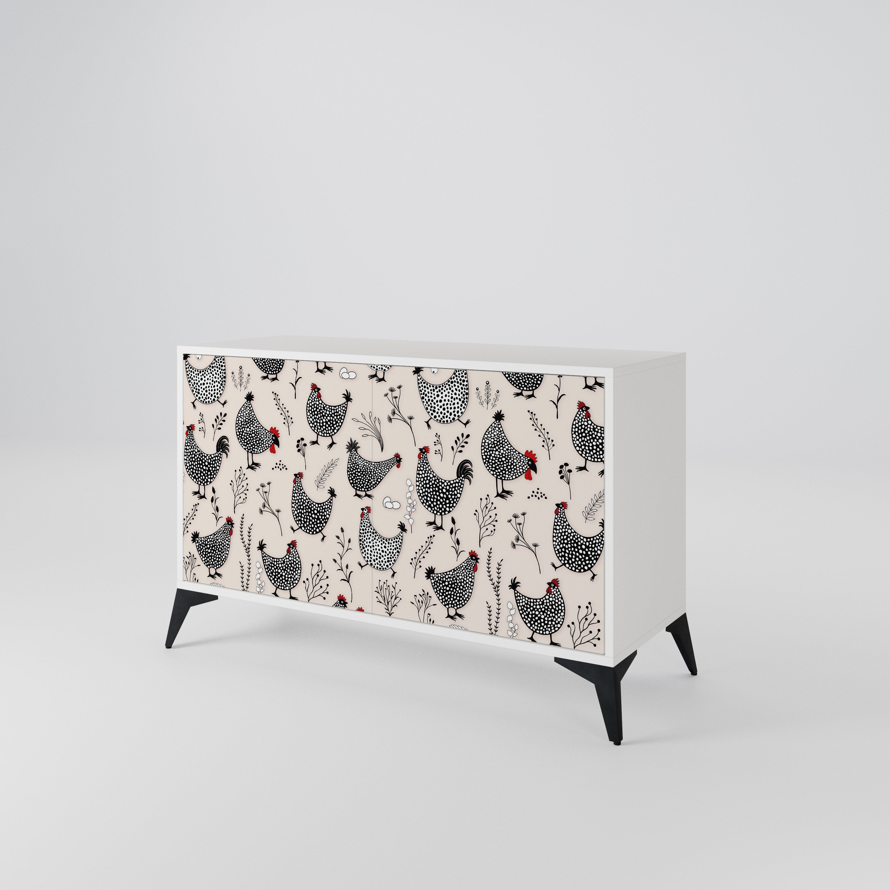 HAPPY HENS 2-türiges Sideboard