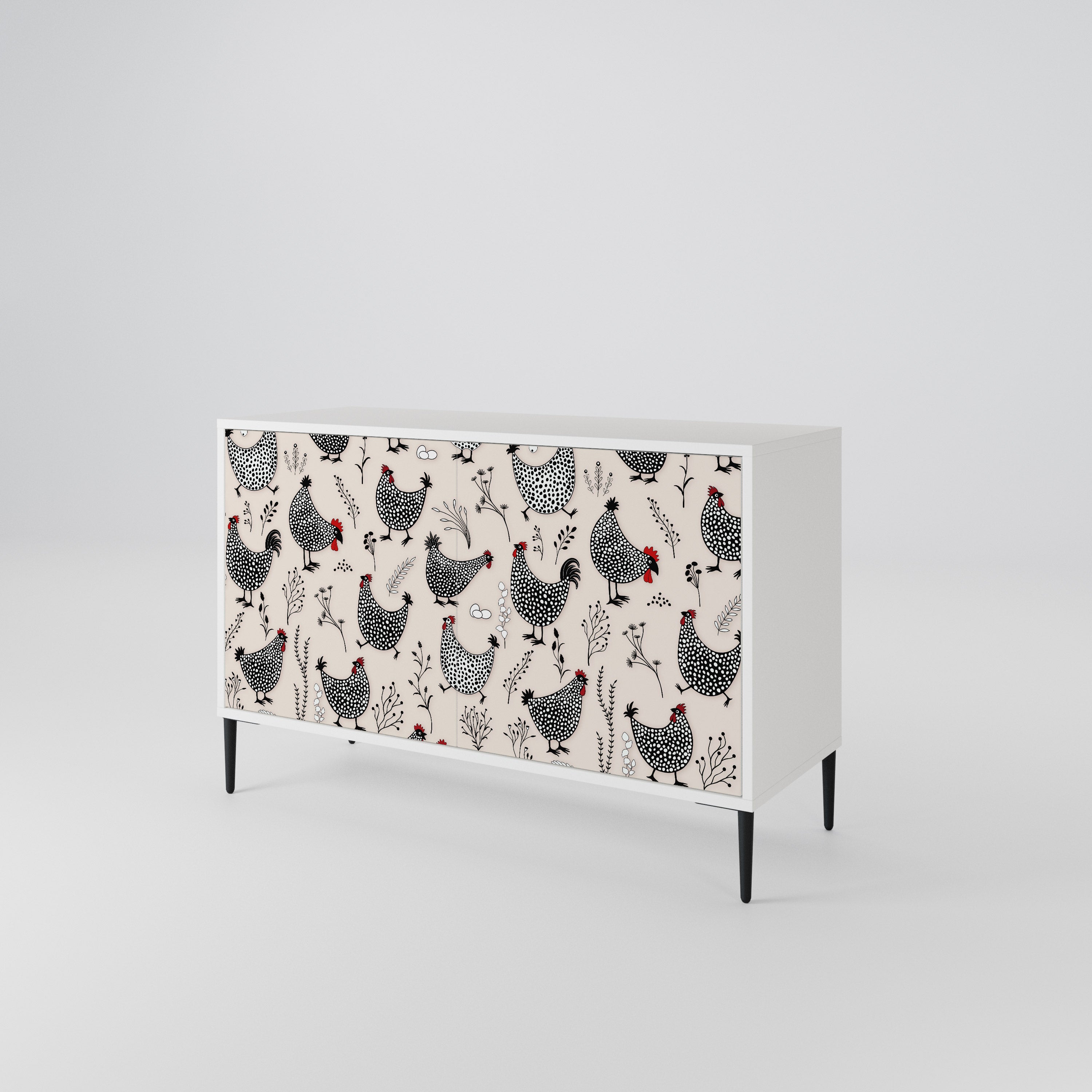 HAPPY HENS 2-türiges Sideboard