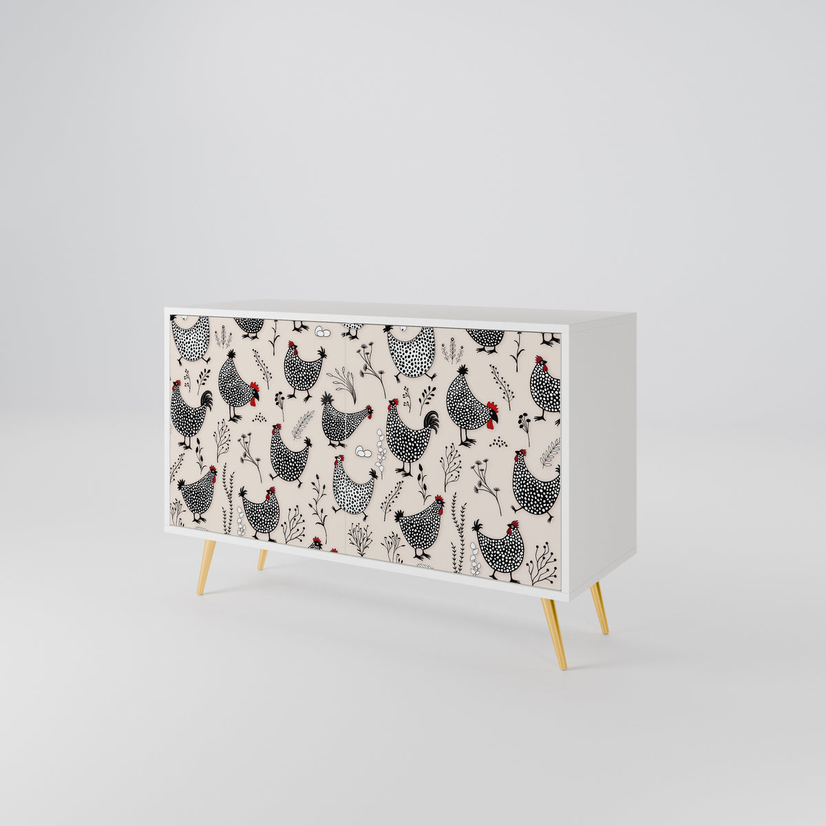 HAPPY HENS 2-türiges Sideboard