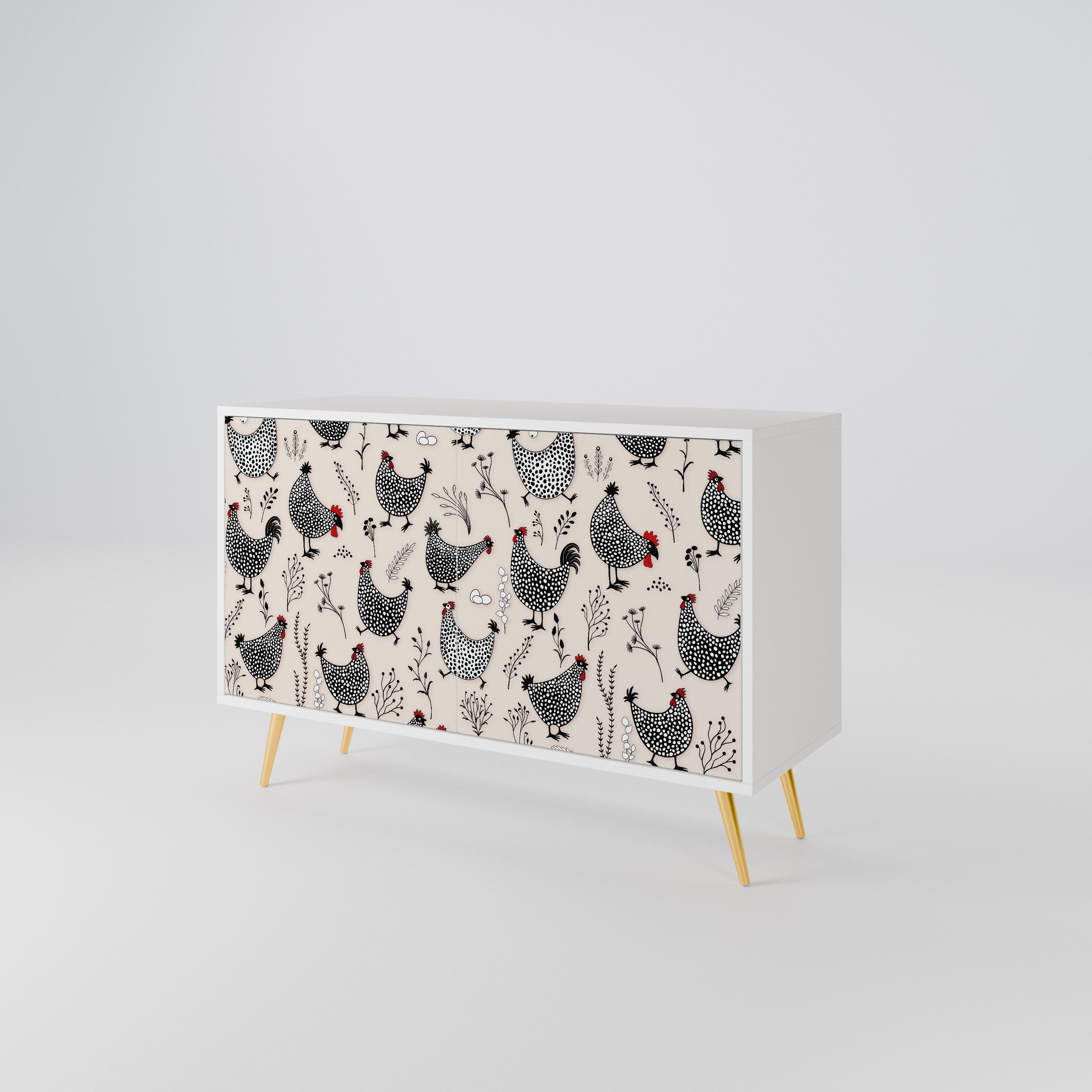 HAPPY HENS 2-türiges Sideboard